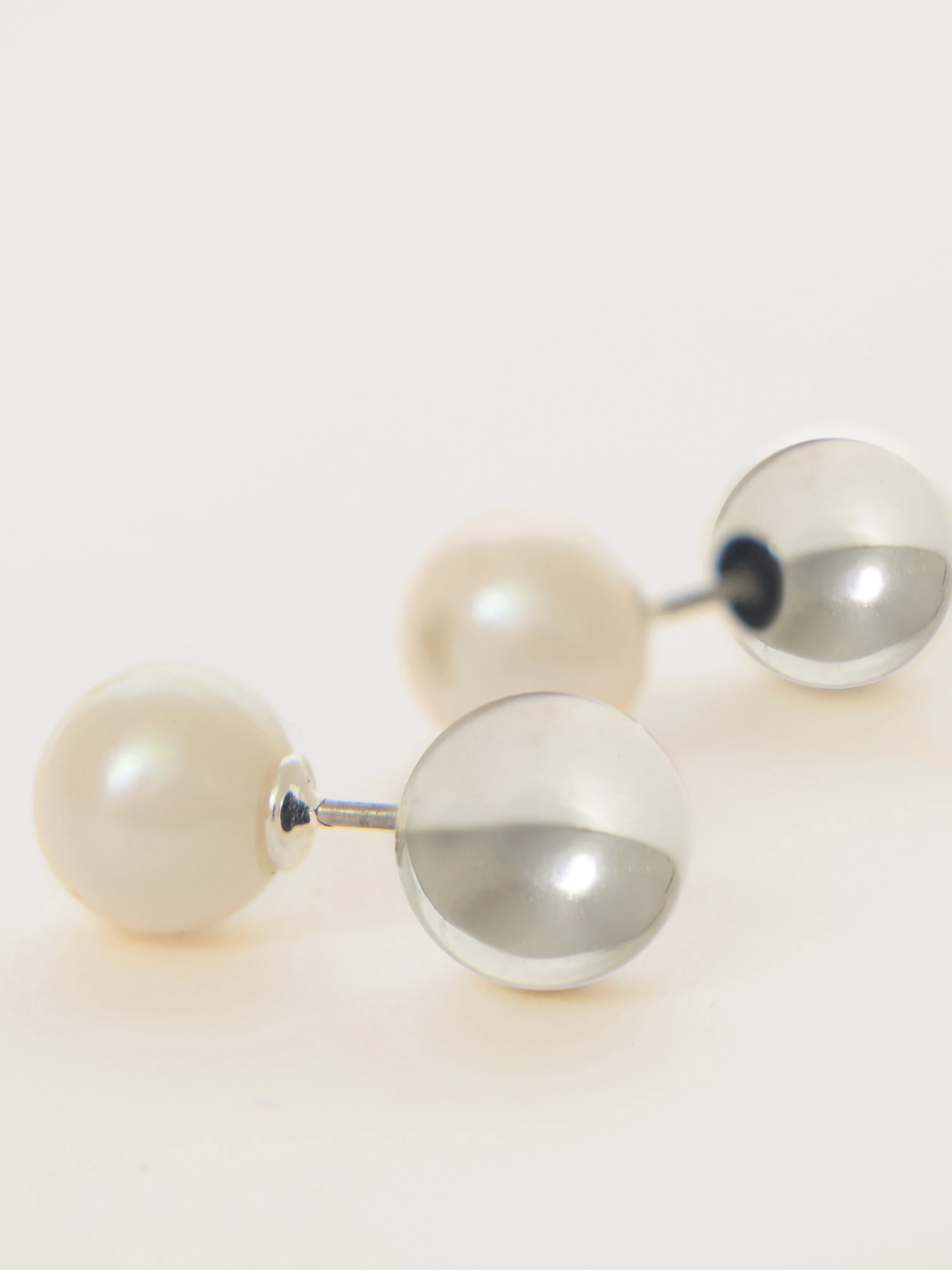 Reversible Stud Earring | Silver - Image 3