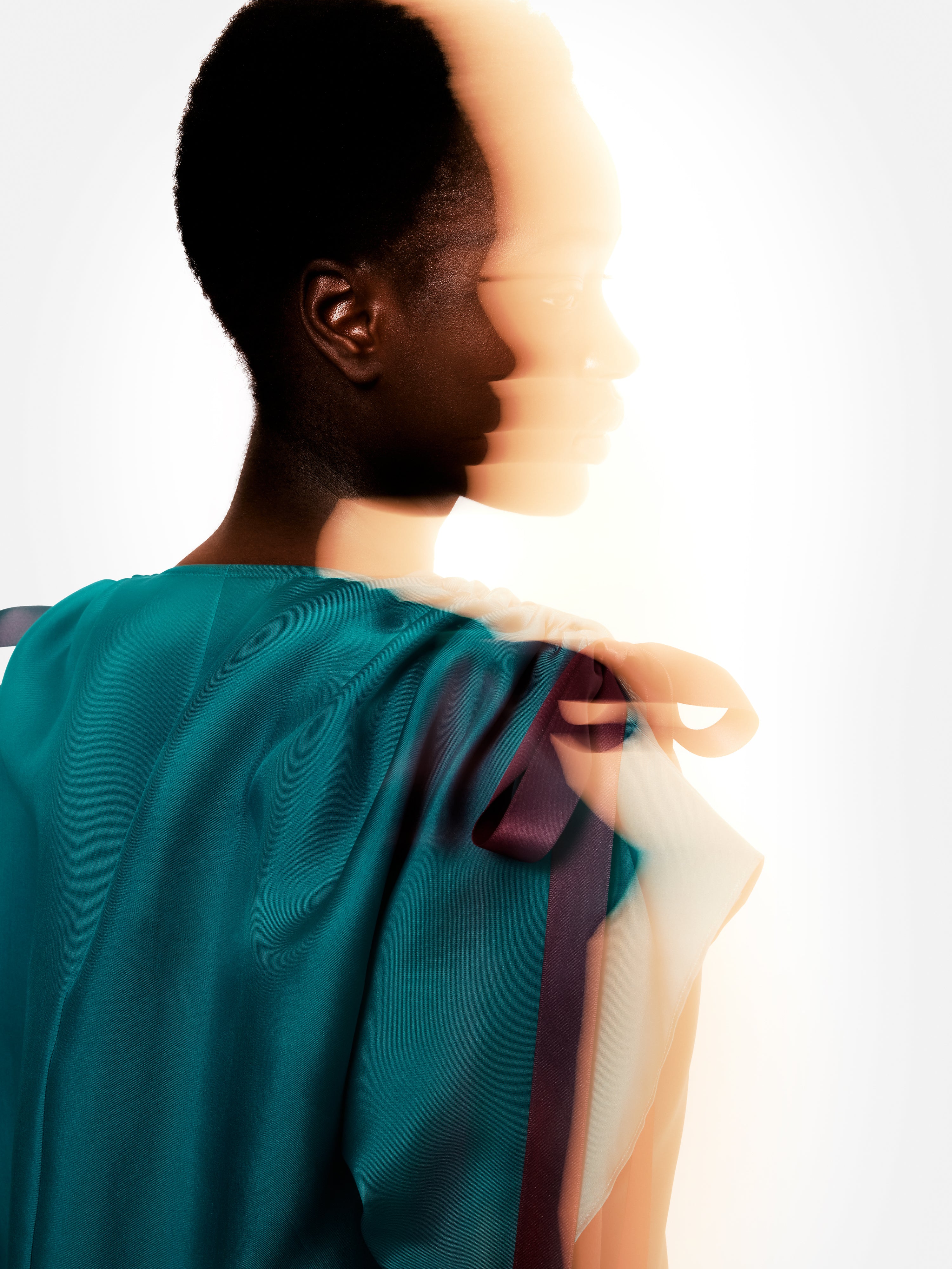 Roksanda Silk Gazar Dress | Teal - Image 7