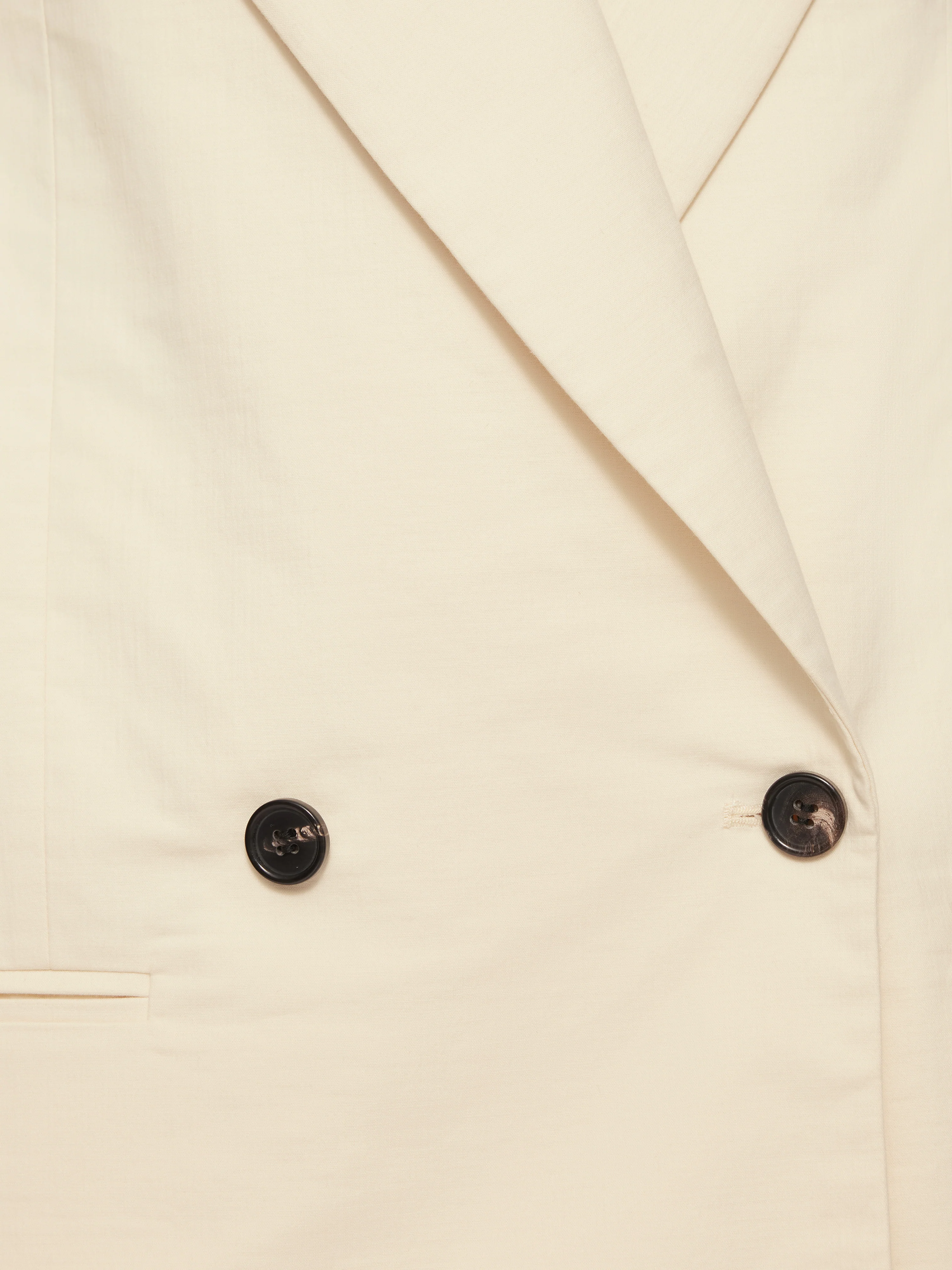Roksanda Sleeveless Blazer | Cream - Image 8