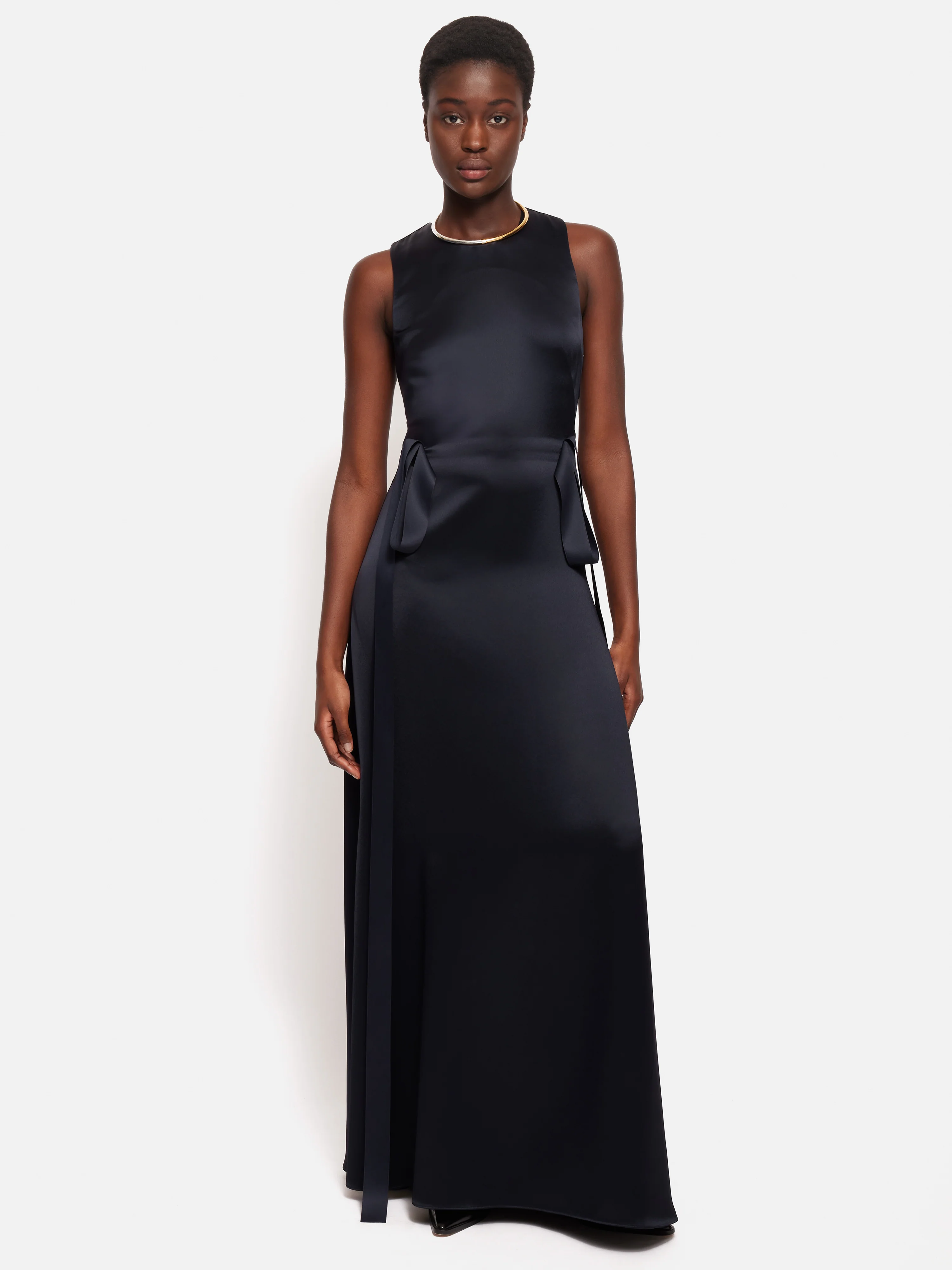 Roksanda Slip Maxi Dress | Navy - Image 5