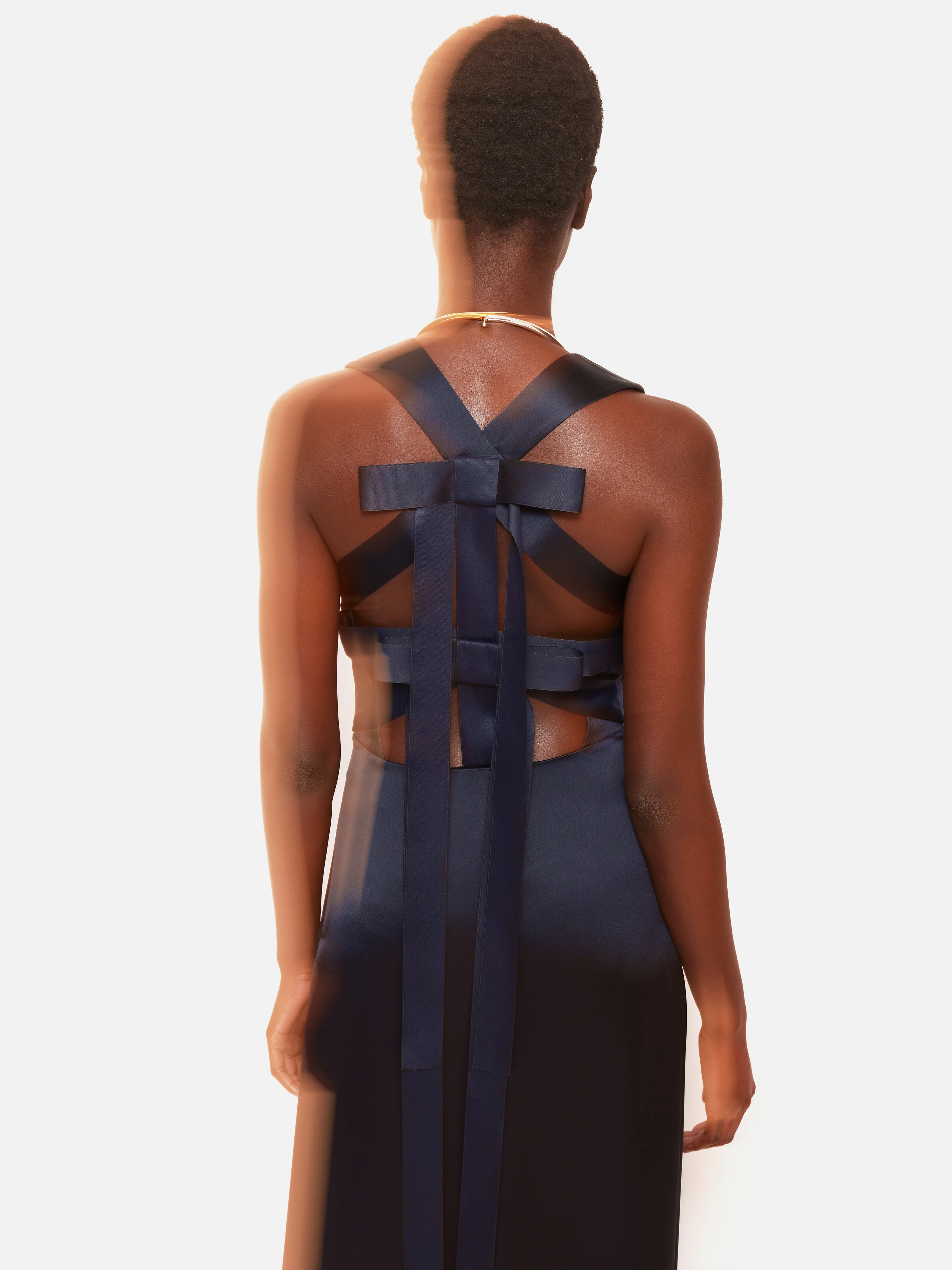 Roksanda Slip Maxi Dress | Navy - Image 7