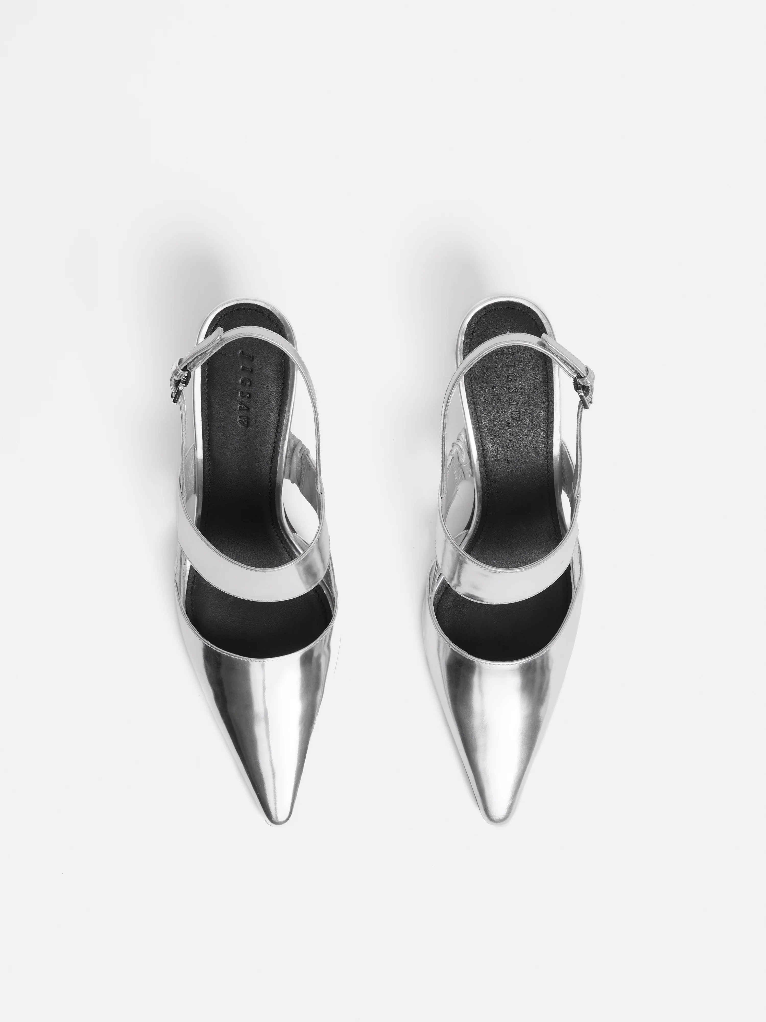 Russo Kitten Heel | Silver - Image 5
