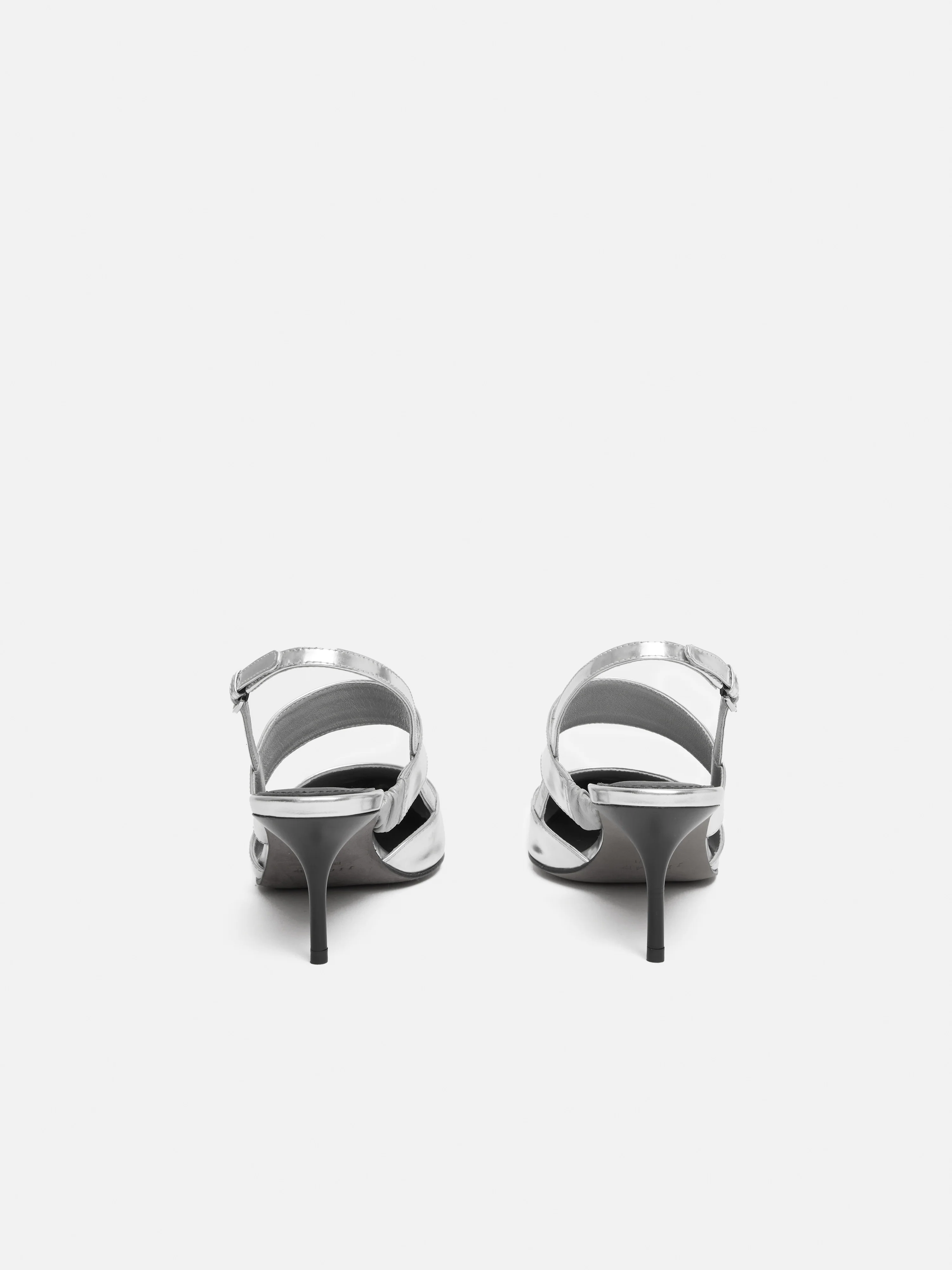Russo Kitten Heel | Silver - Image 6