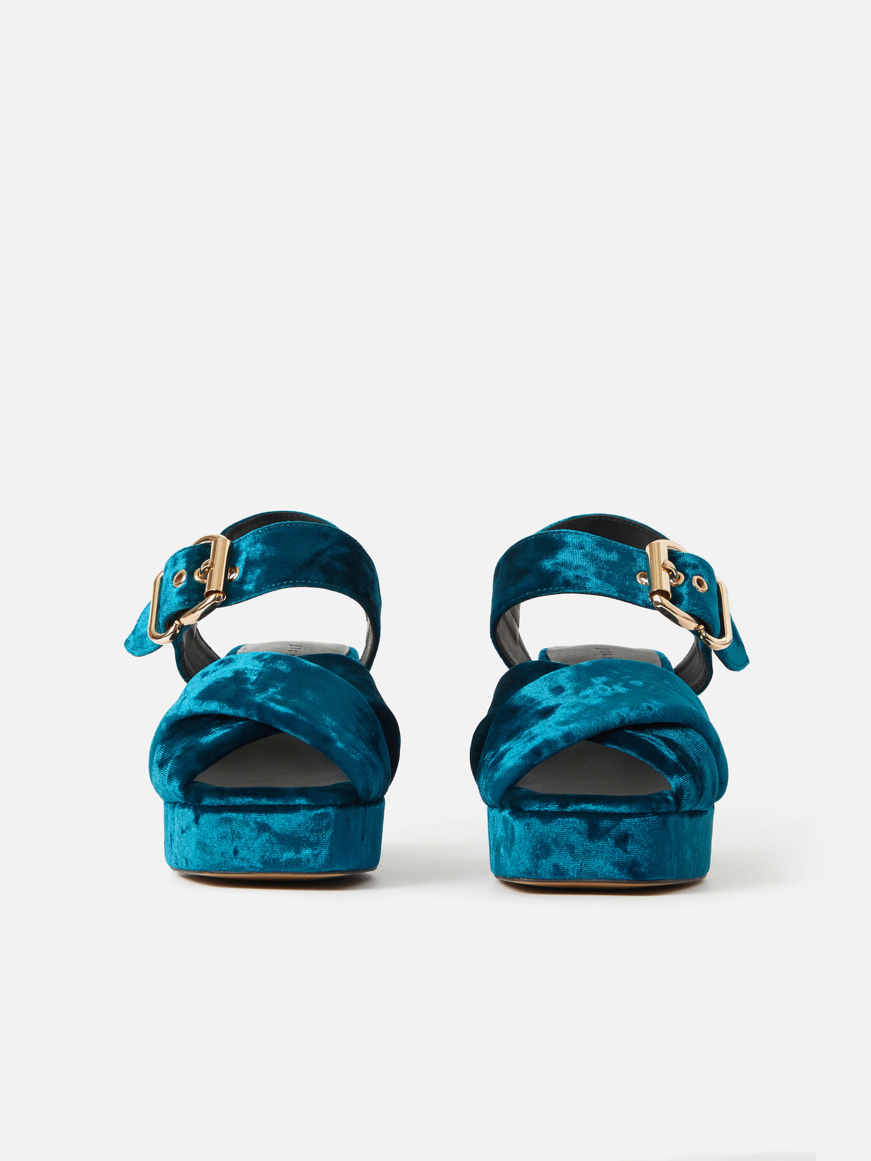 Savanna Platform Sandal | Teal - Image 6