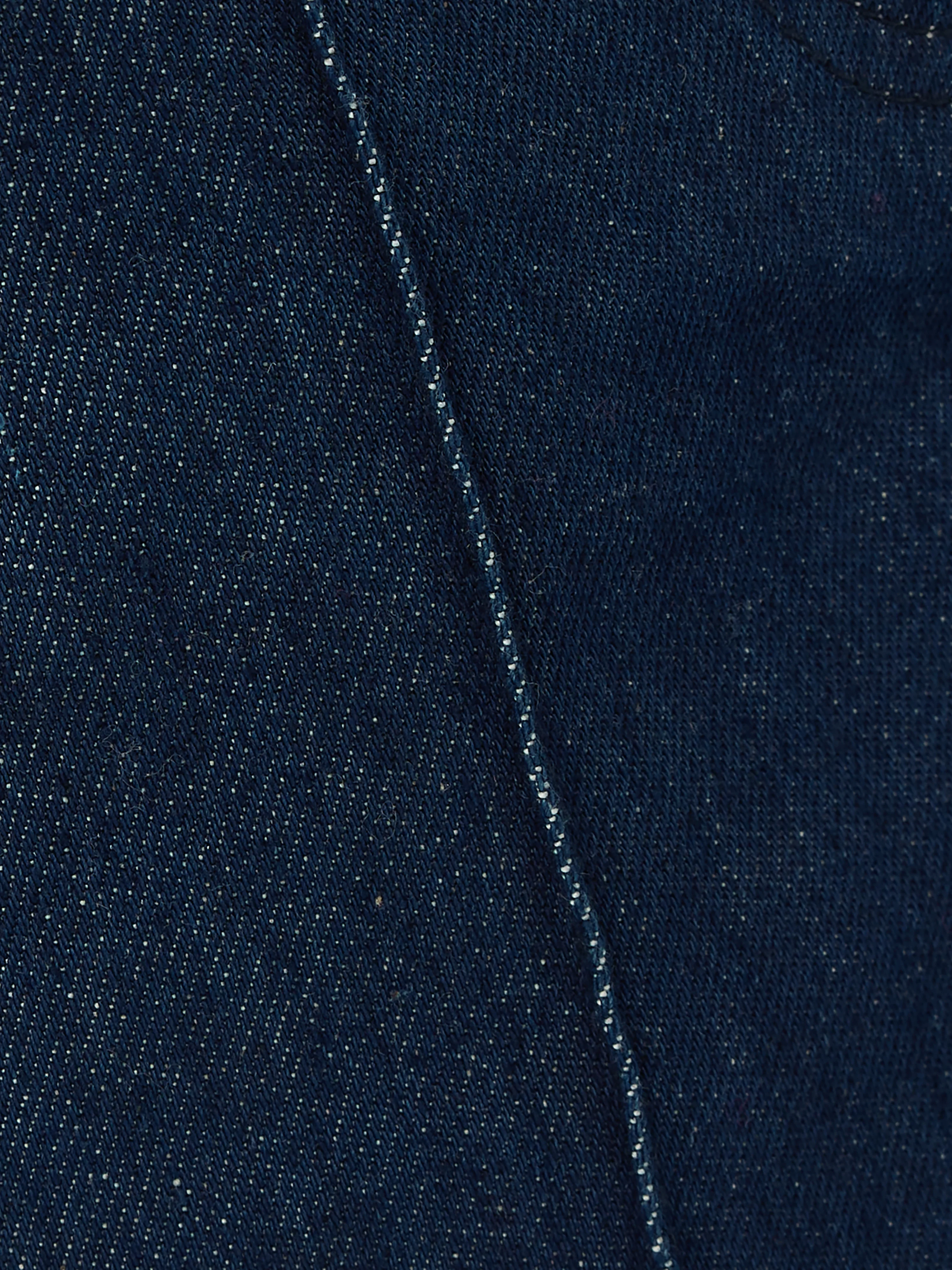 Seamed Denim Culotte | Indigo - Image 8