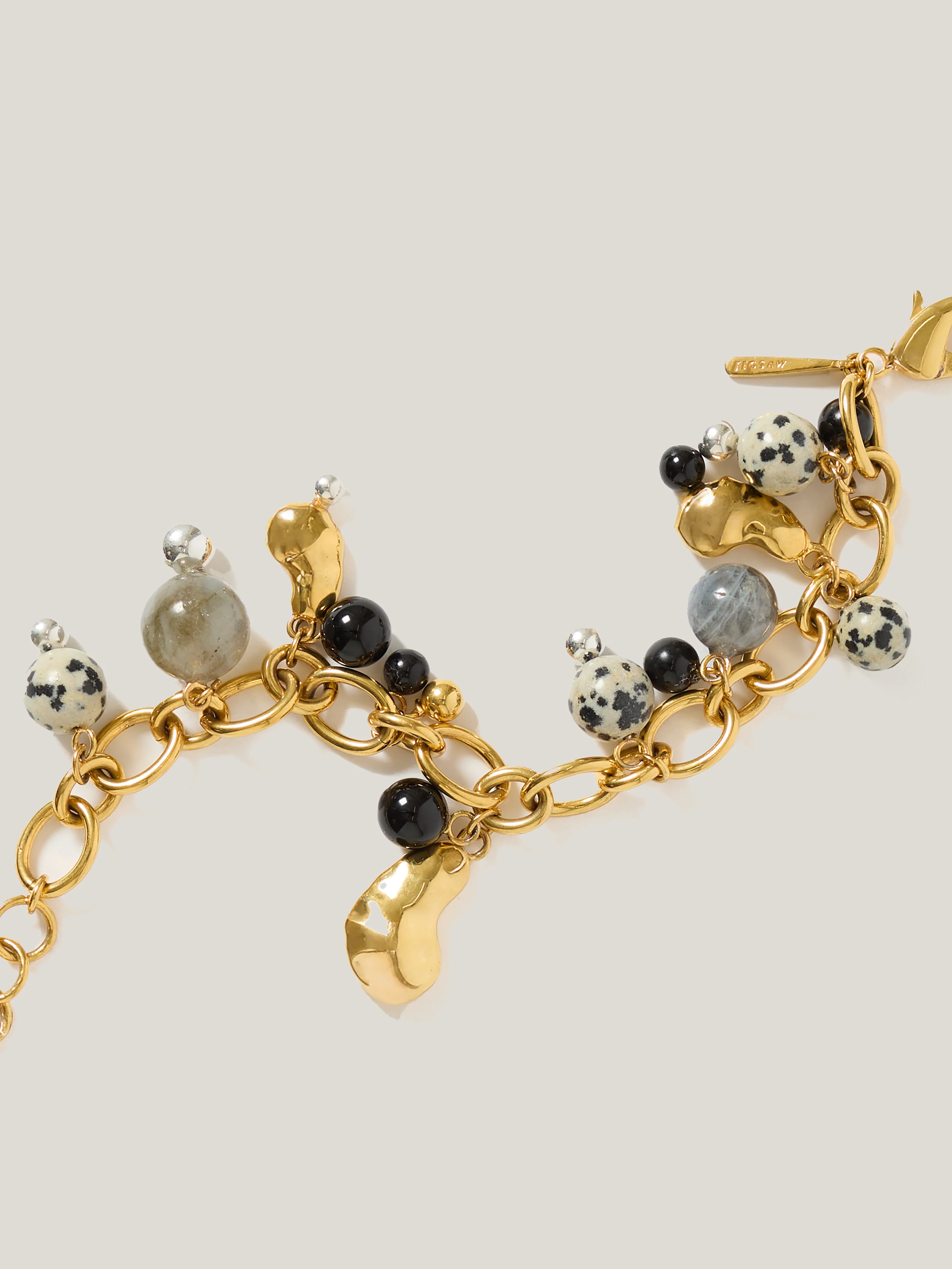 Semi Precious Charm Bracelet | Multi - Image 3