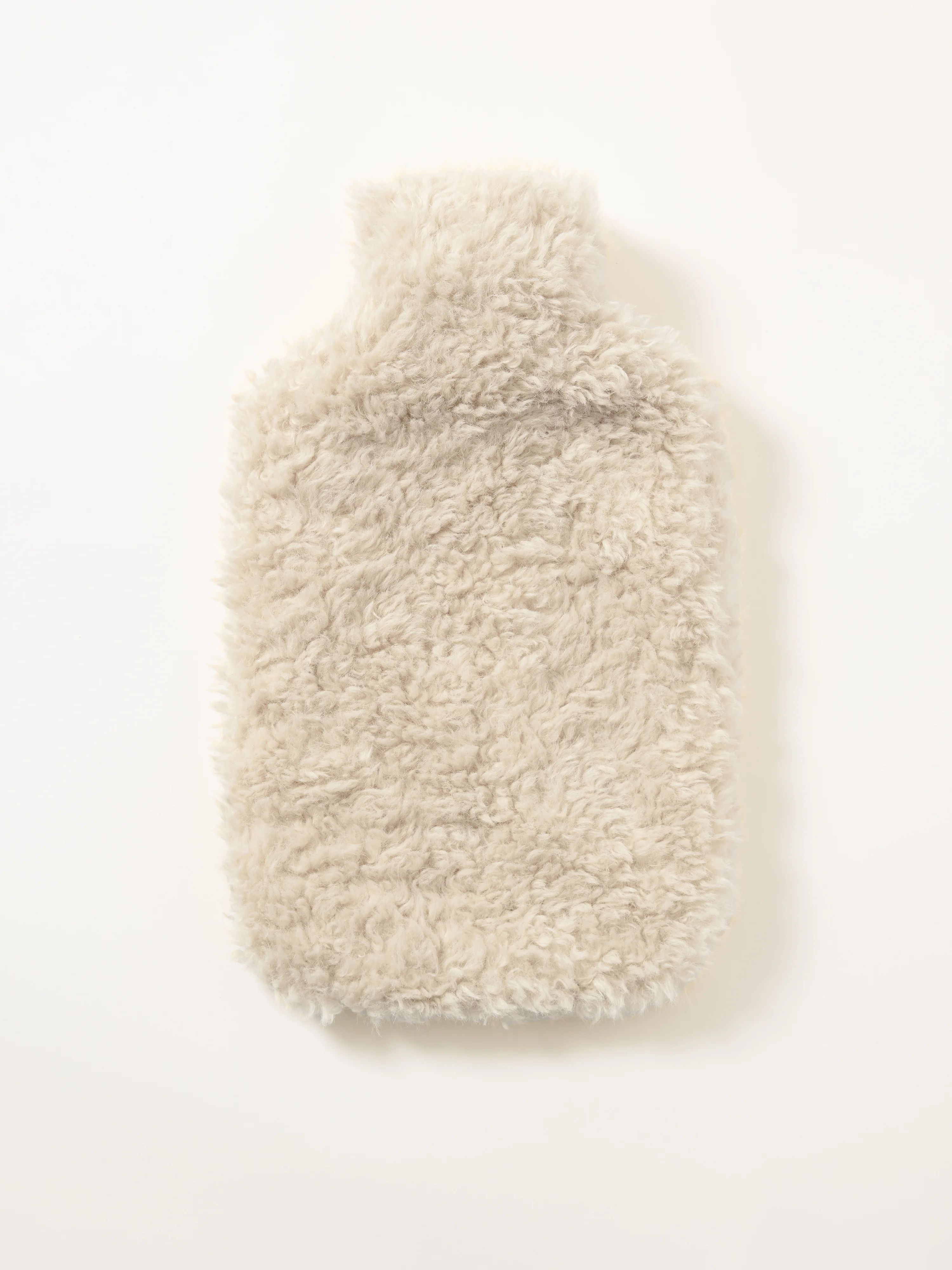 Faux Shearling Hot Water Bottle | Natural - Image 2