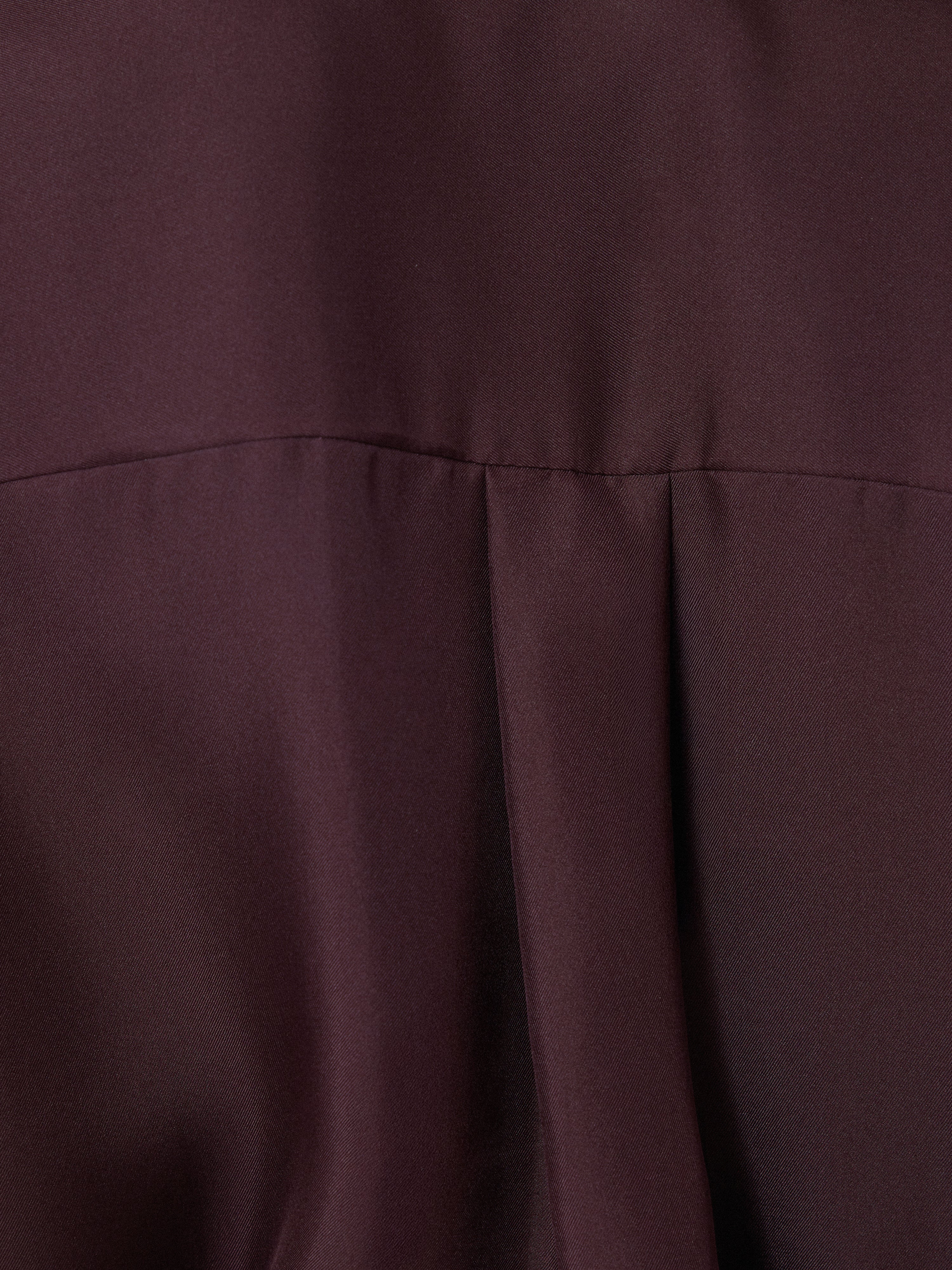 Silk Twill Shirt | Oxblood - Image 7