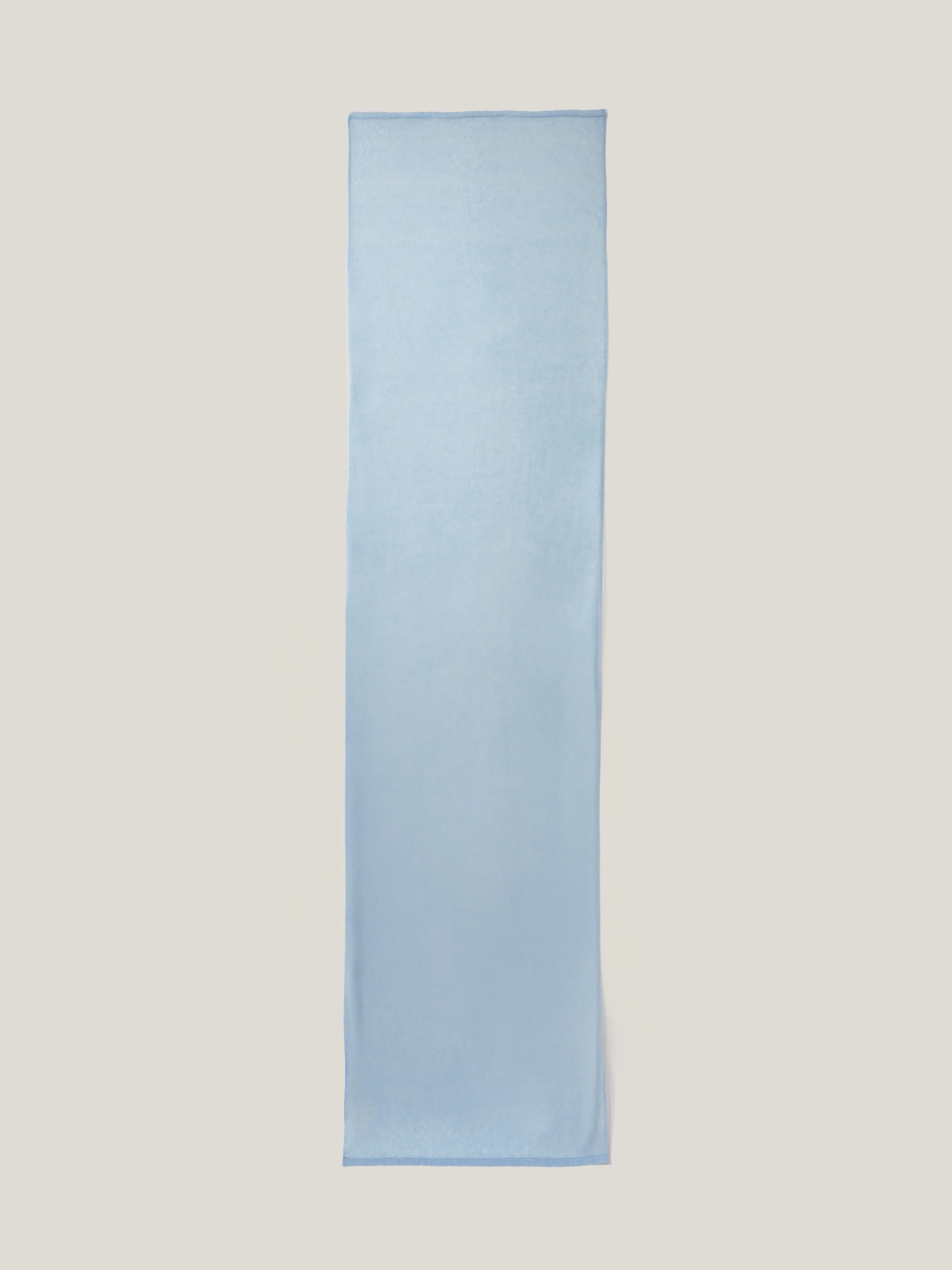 Soft Gauzy Knit Scarf | Blue - Image 4