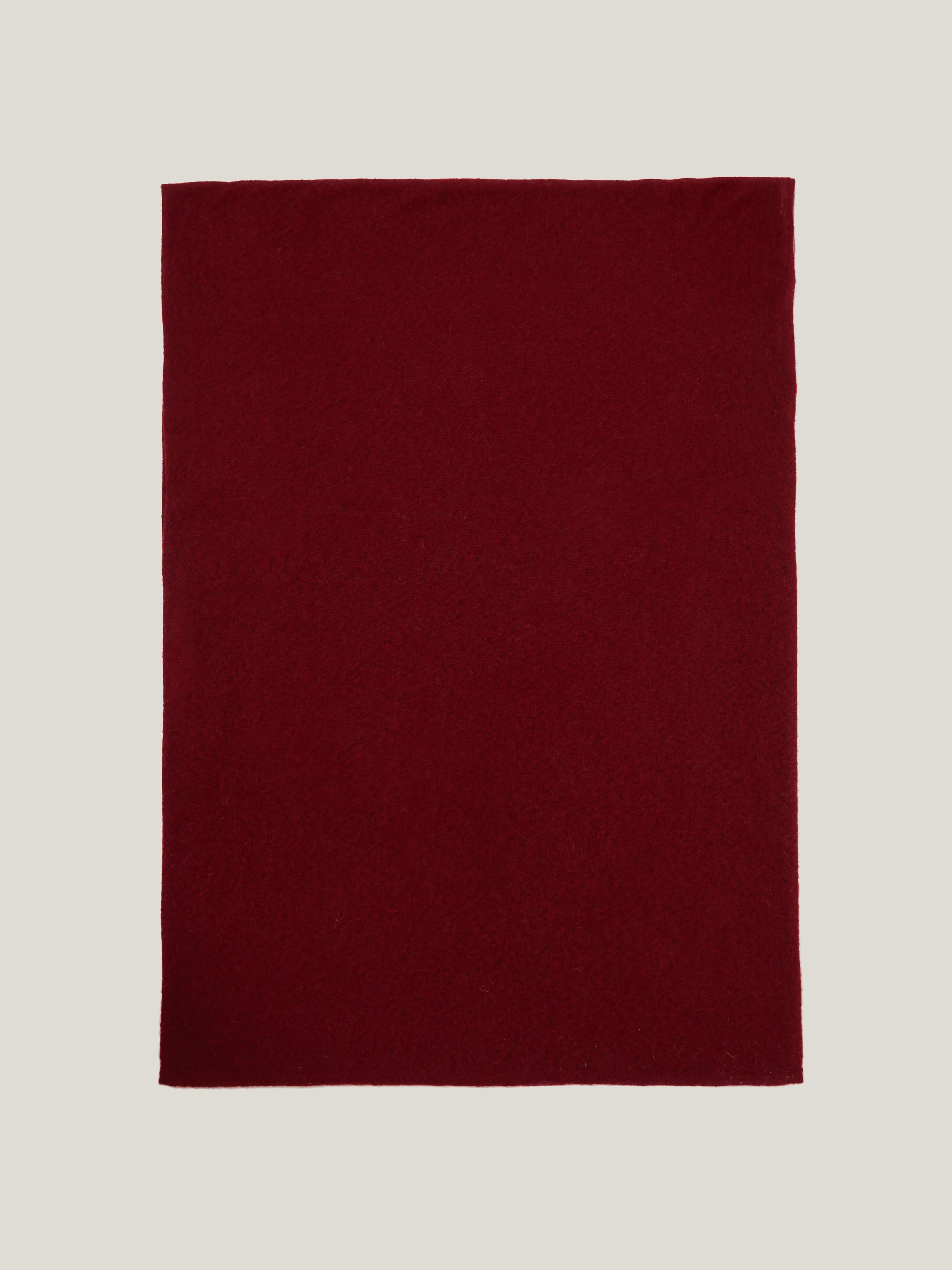 Soft Gauzy Knit Scarf | Red - Image 3