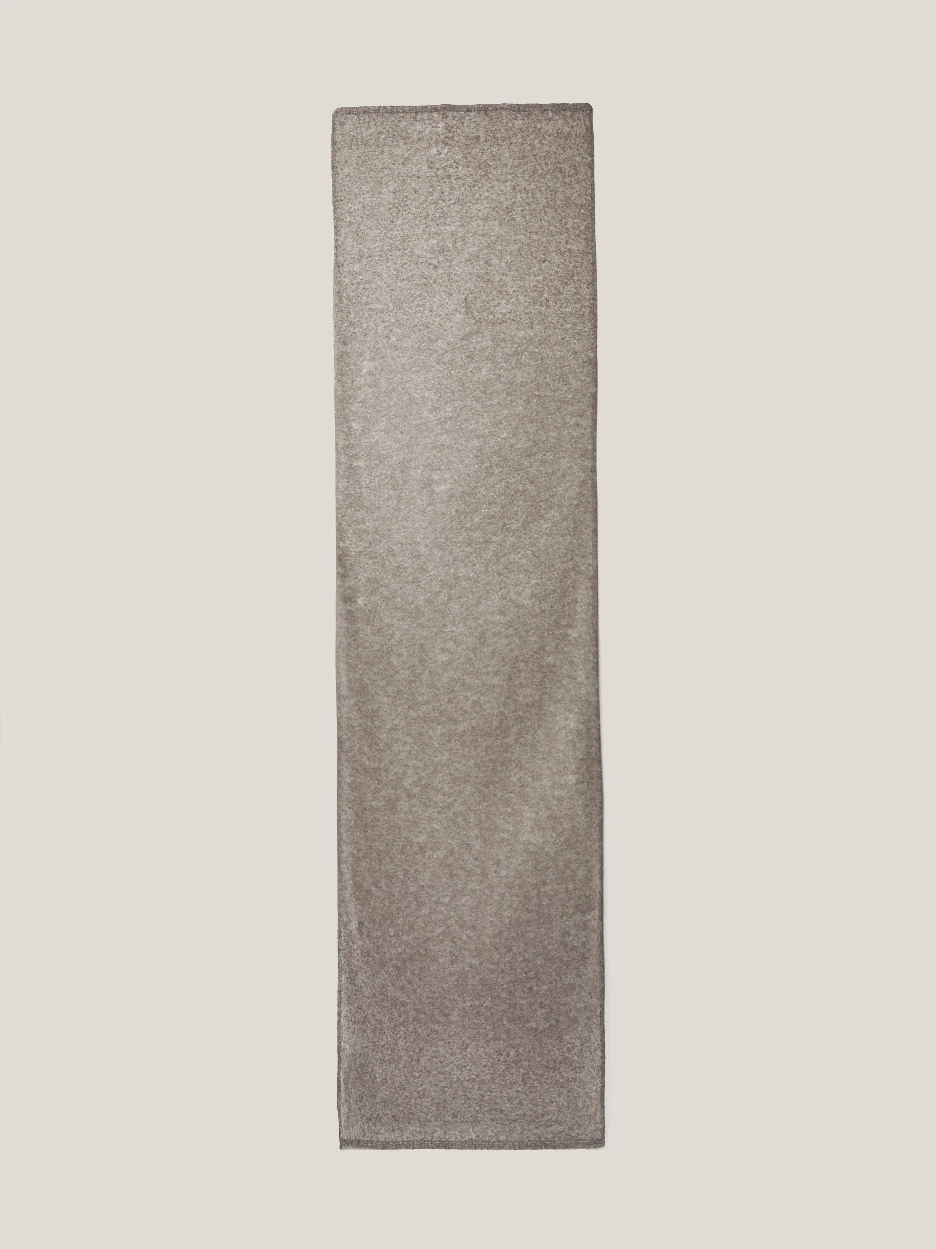 Soft Gauzy Knit Scarf | Taupe - Image 4
