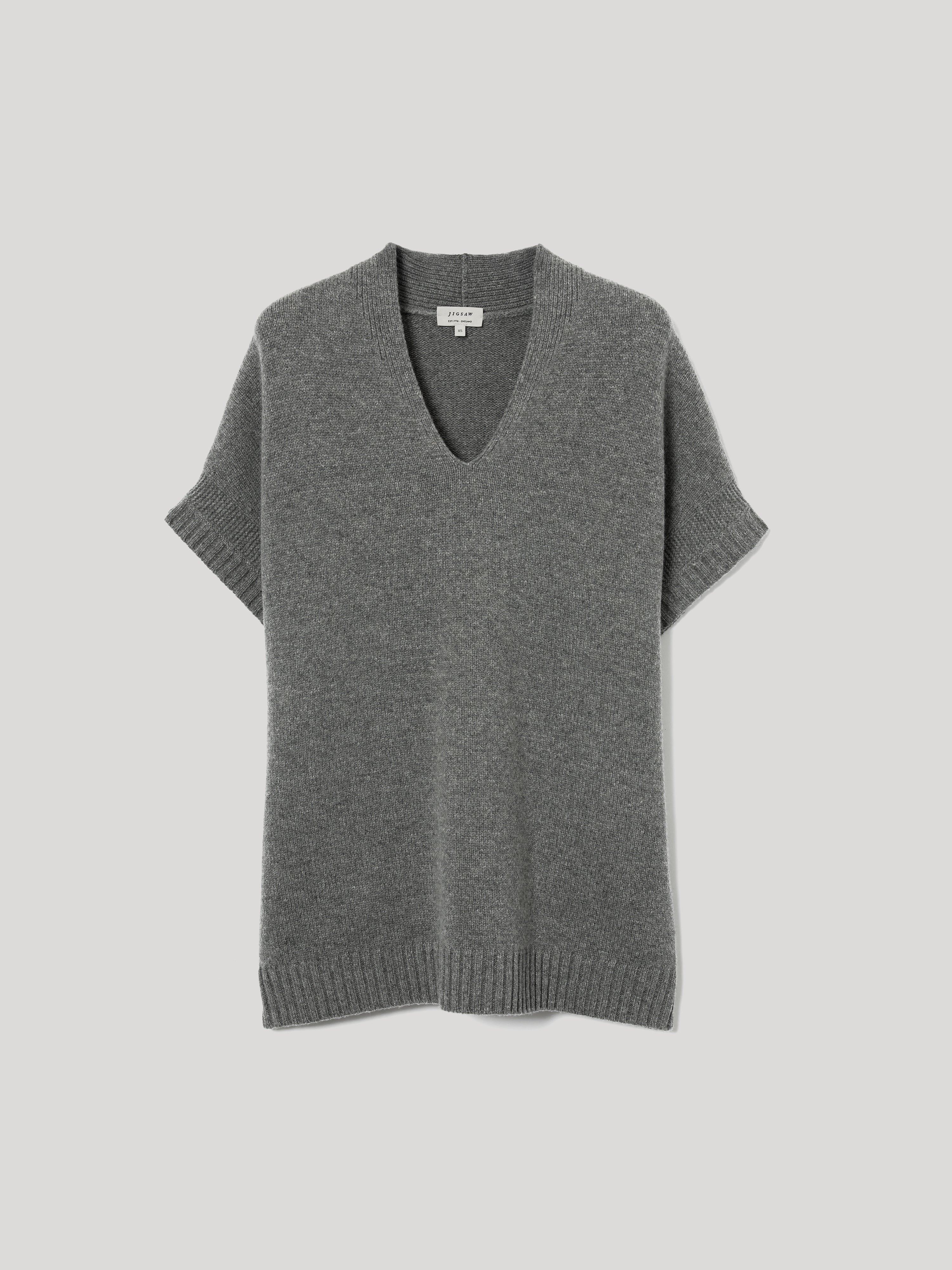 Soft Merino Longline Tank | Grey - Image 5