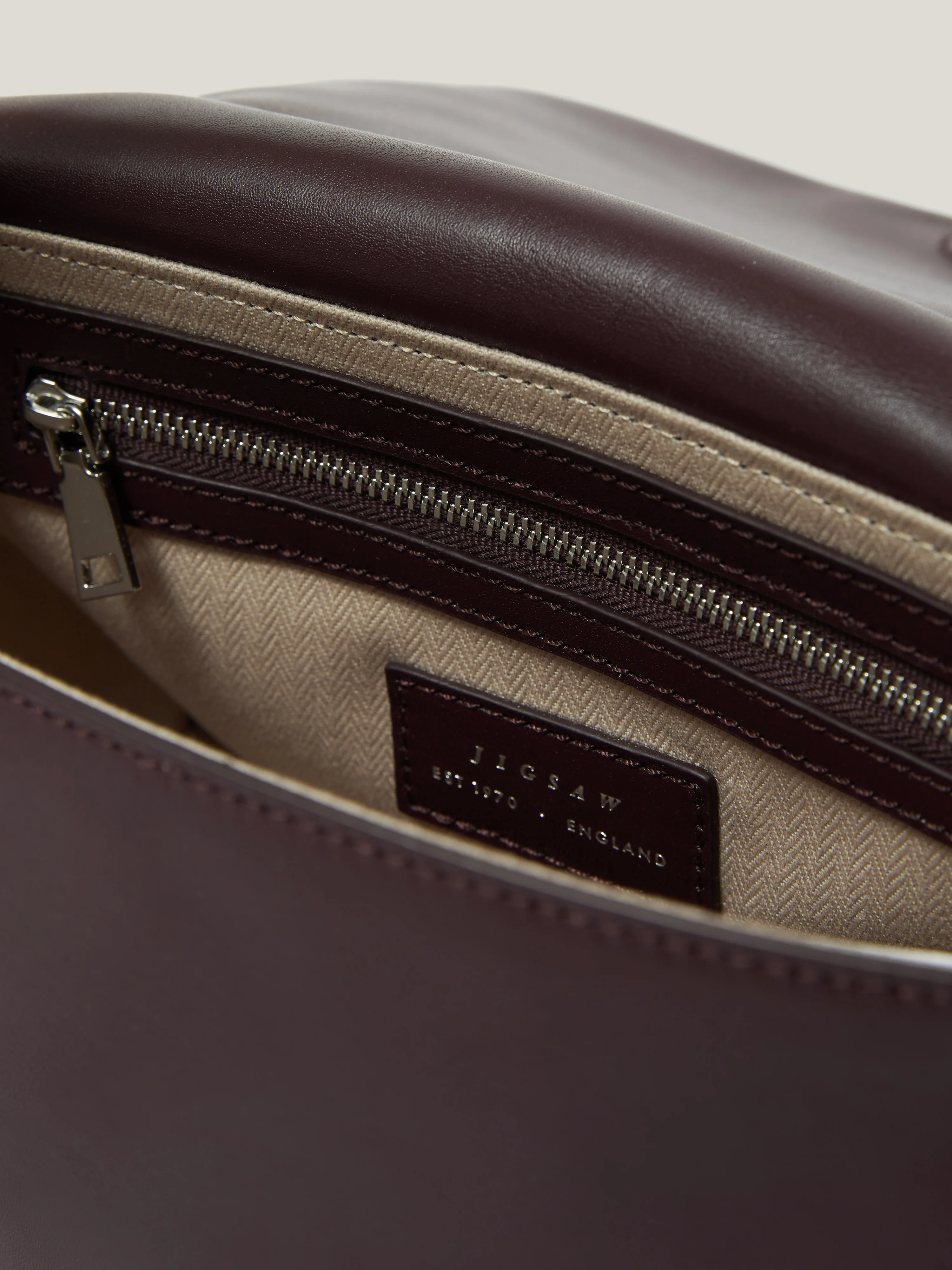 Soft Padded Crossbody | Oxblood - Image 3
