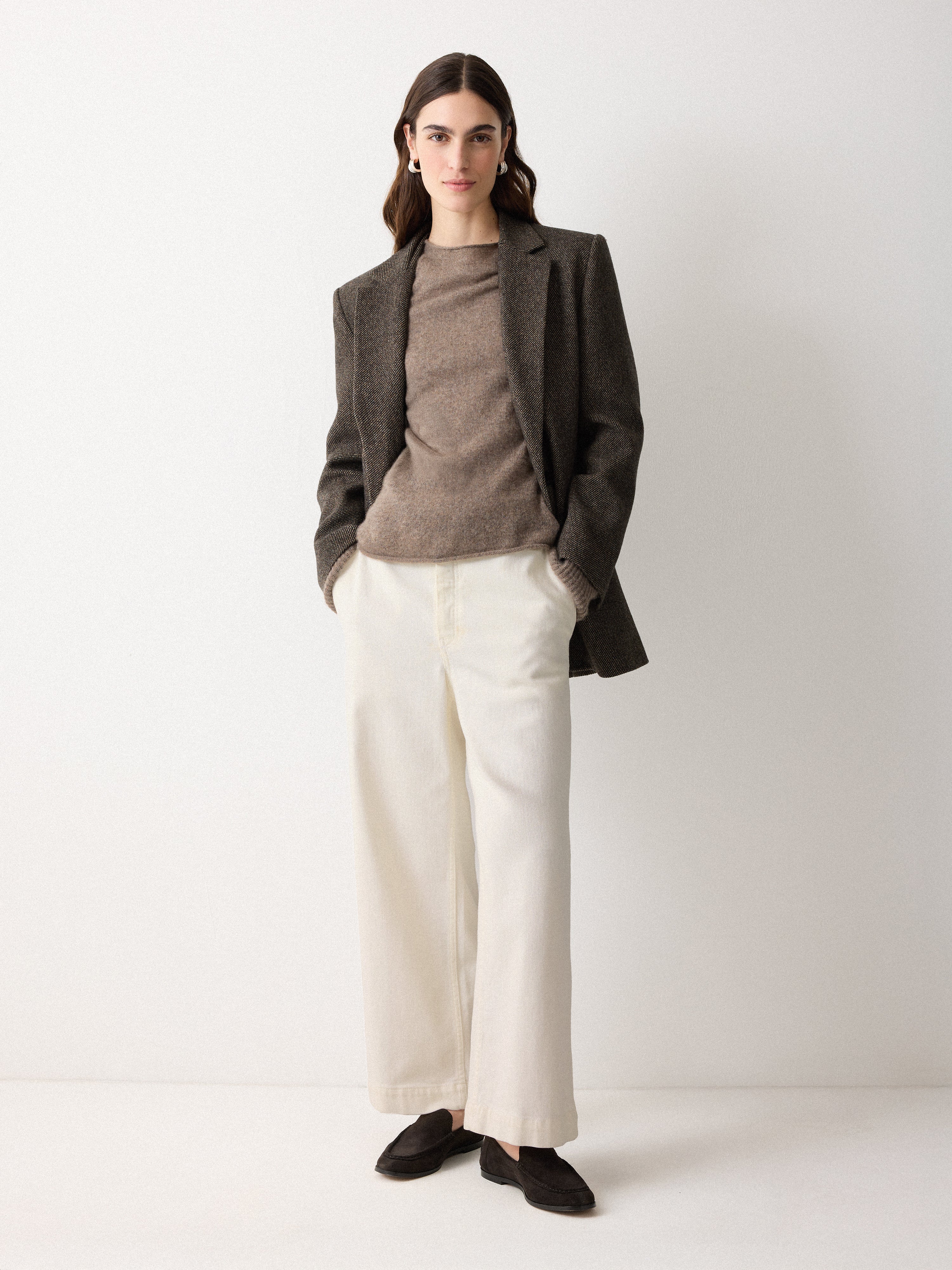 Soft Suede Moccasin Loafer | Chocolate - Image 2