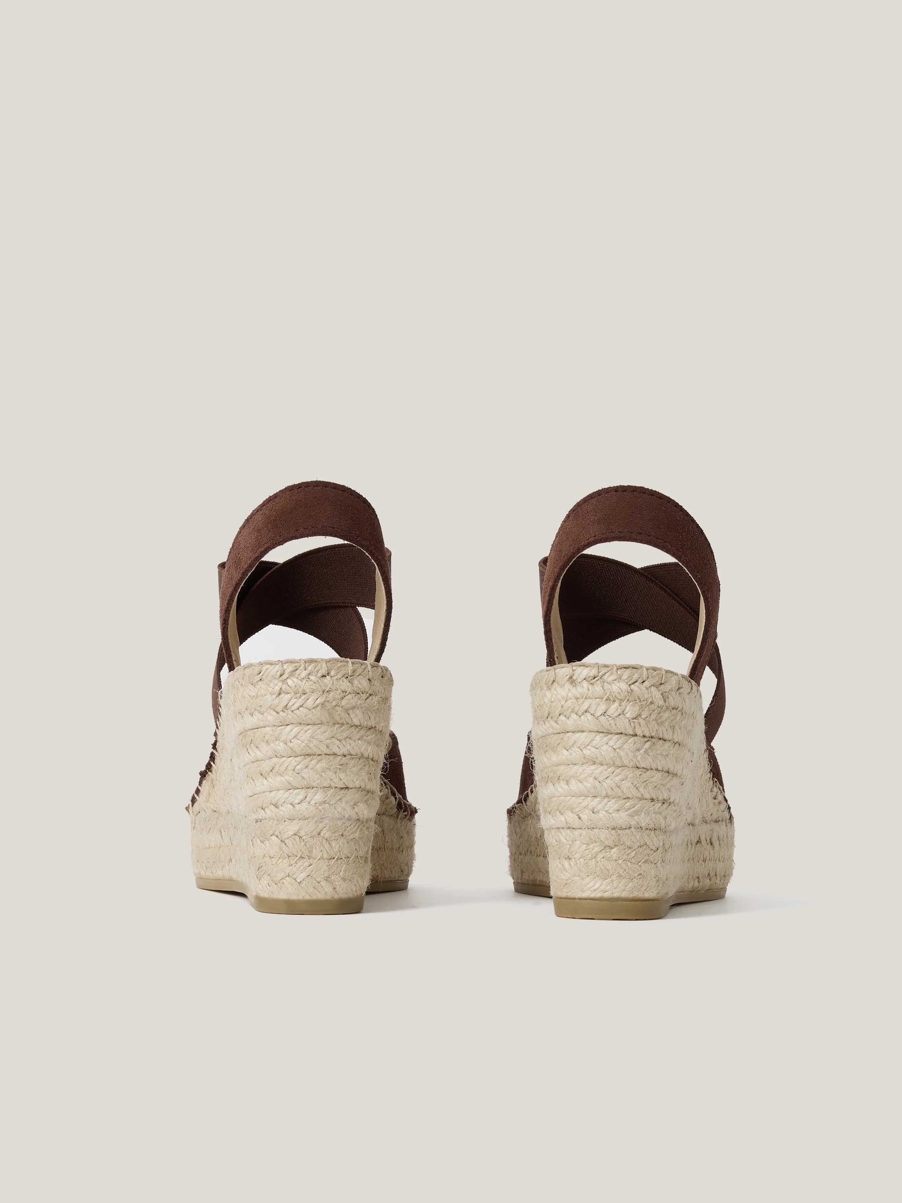 Spanish Wedge Espadrille | Brown - Image 5