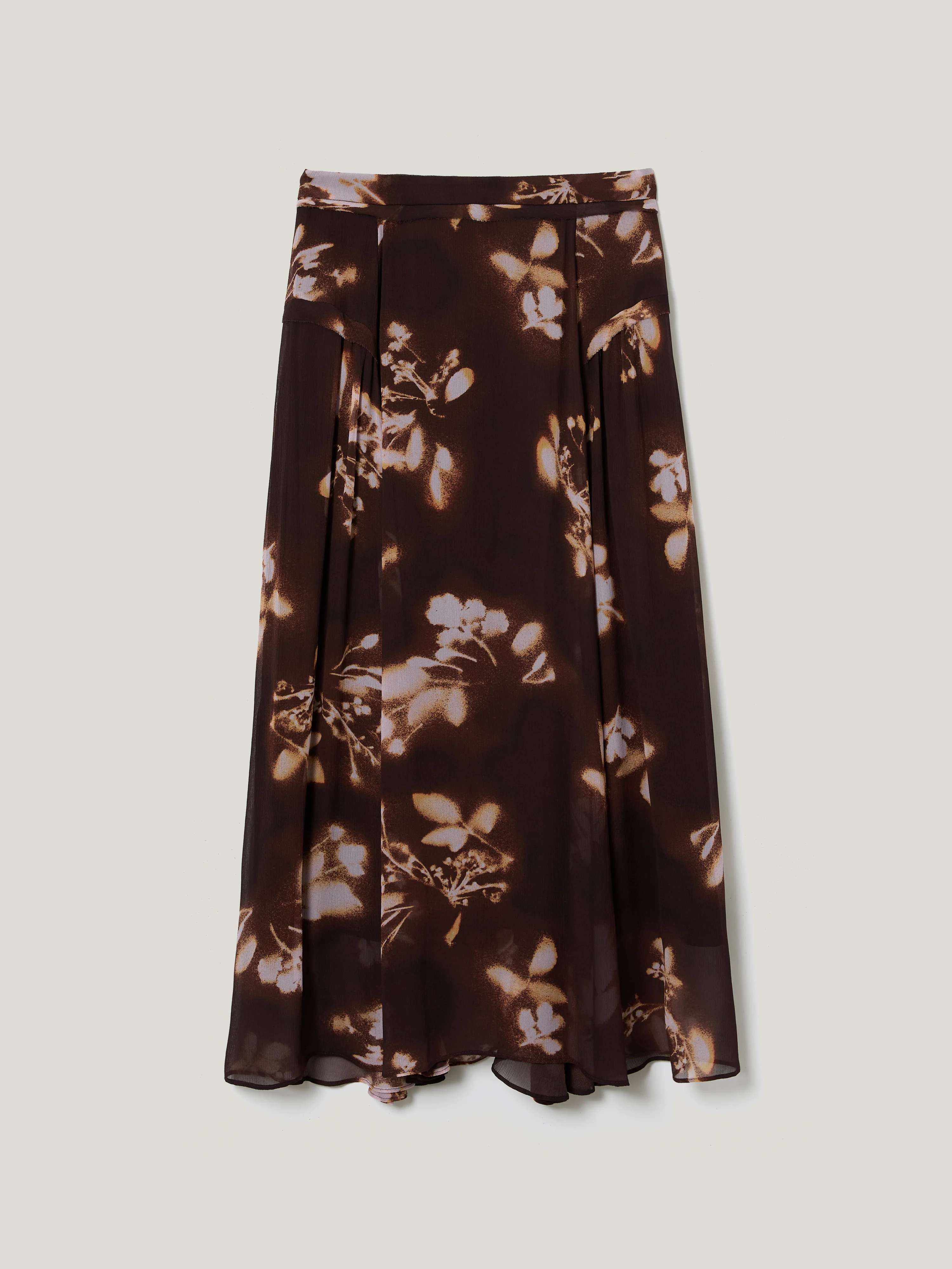 Spray Floral Midi Skirt | Purple - Image 5