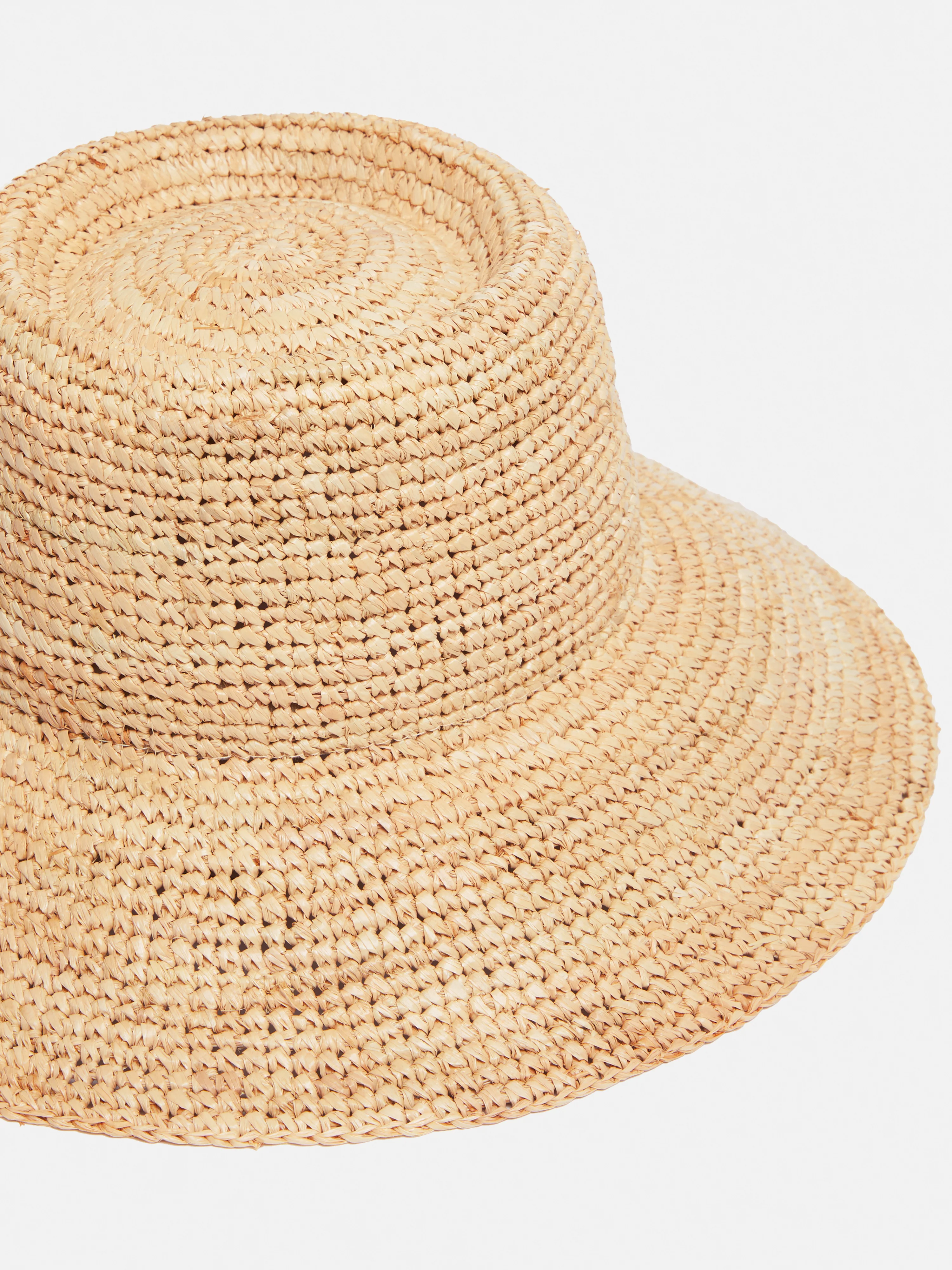 Straw Bucket Hat | Natural - Image 3