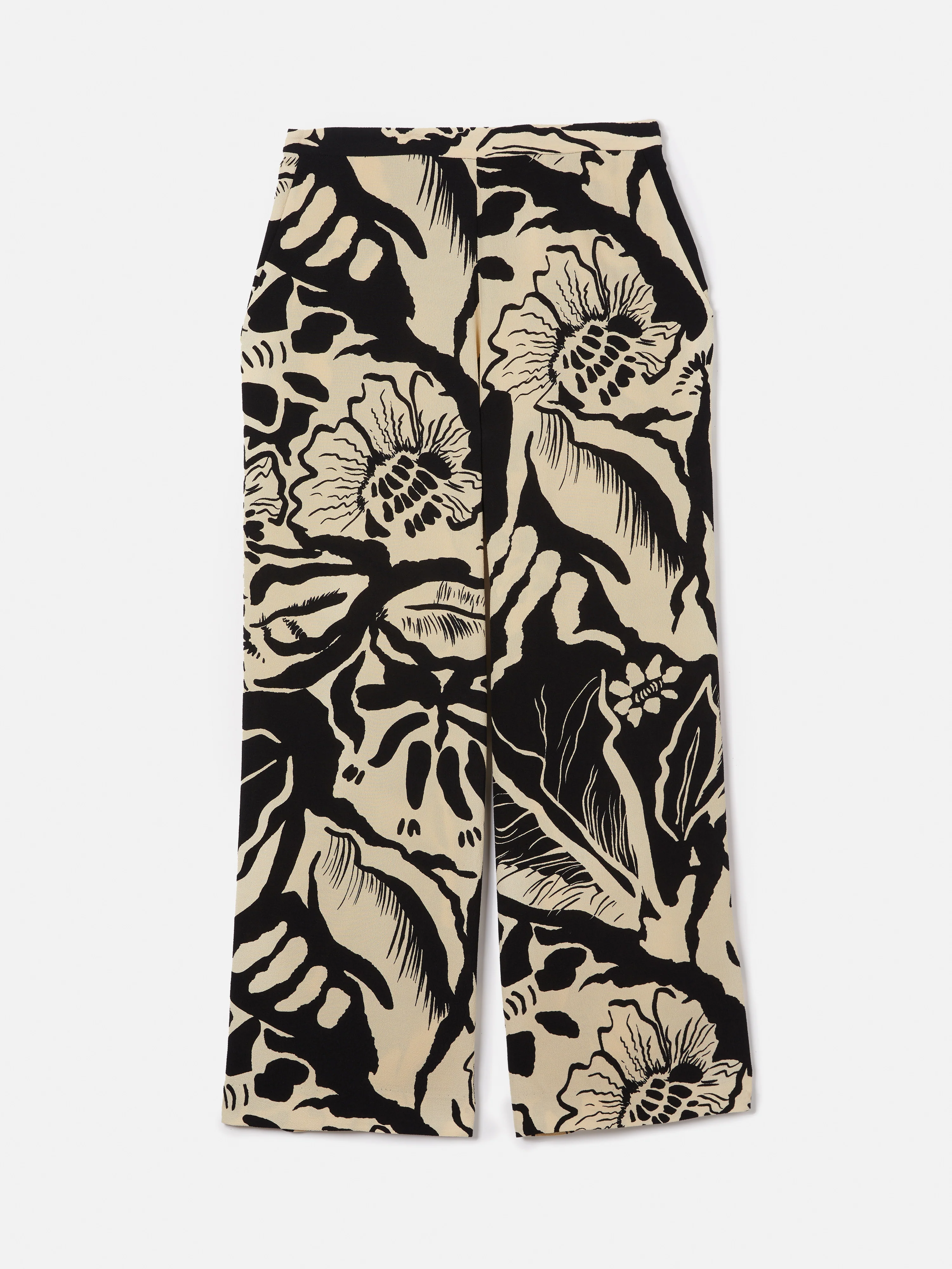 Strokes Floral Palazzo | Monochrome - Image 5