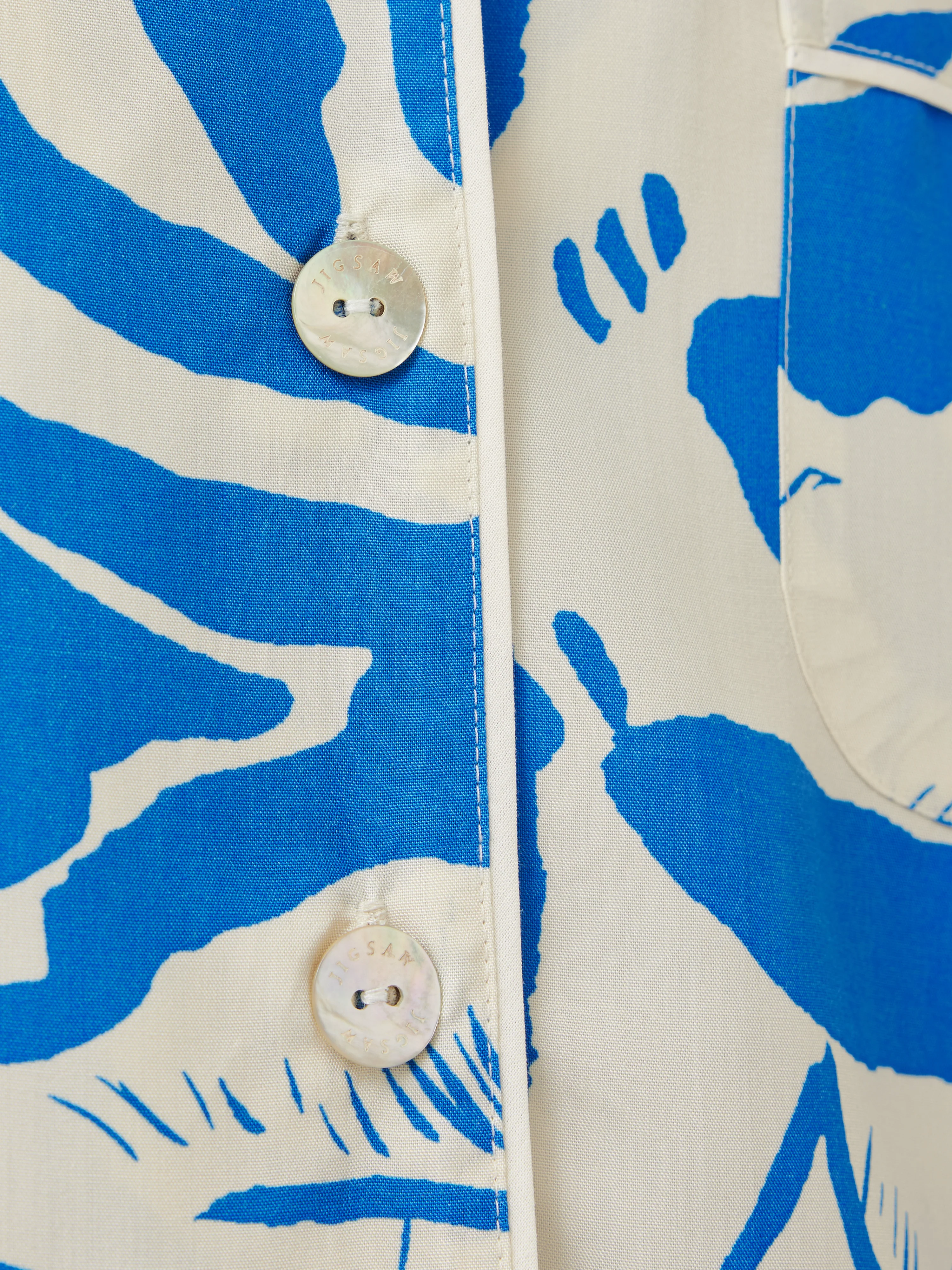 Strokes Floral Pyjama | Blue - Image 6