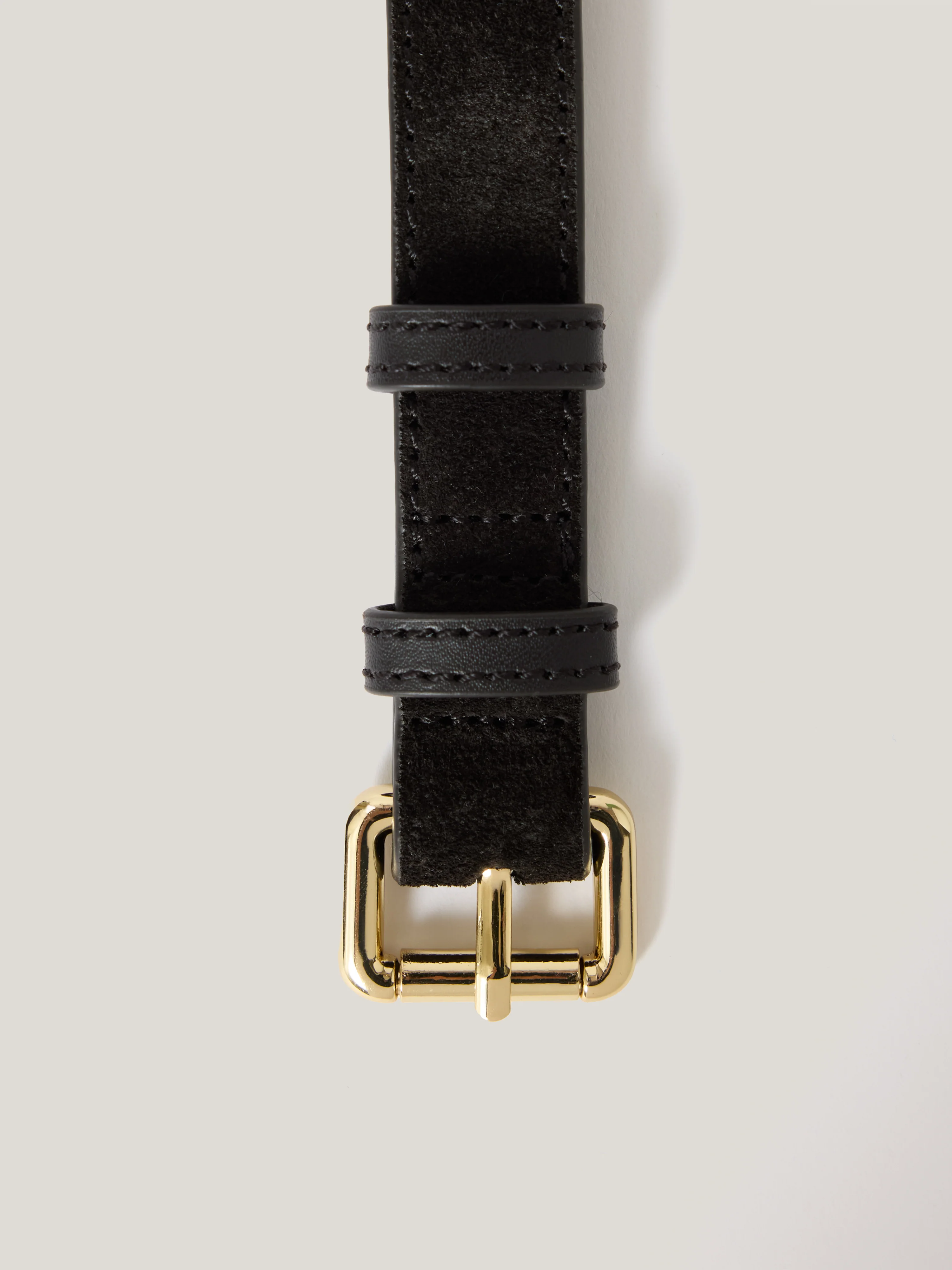 Suede Skinny Belt Suede Skinny Belt | Chocolate - Image 3