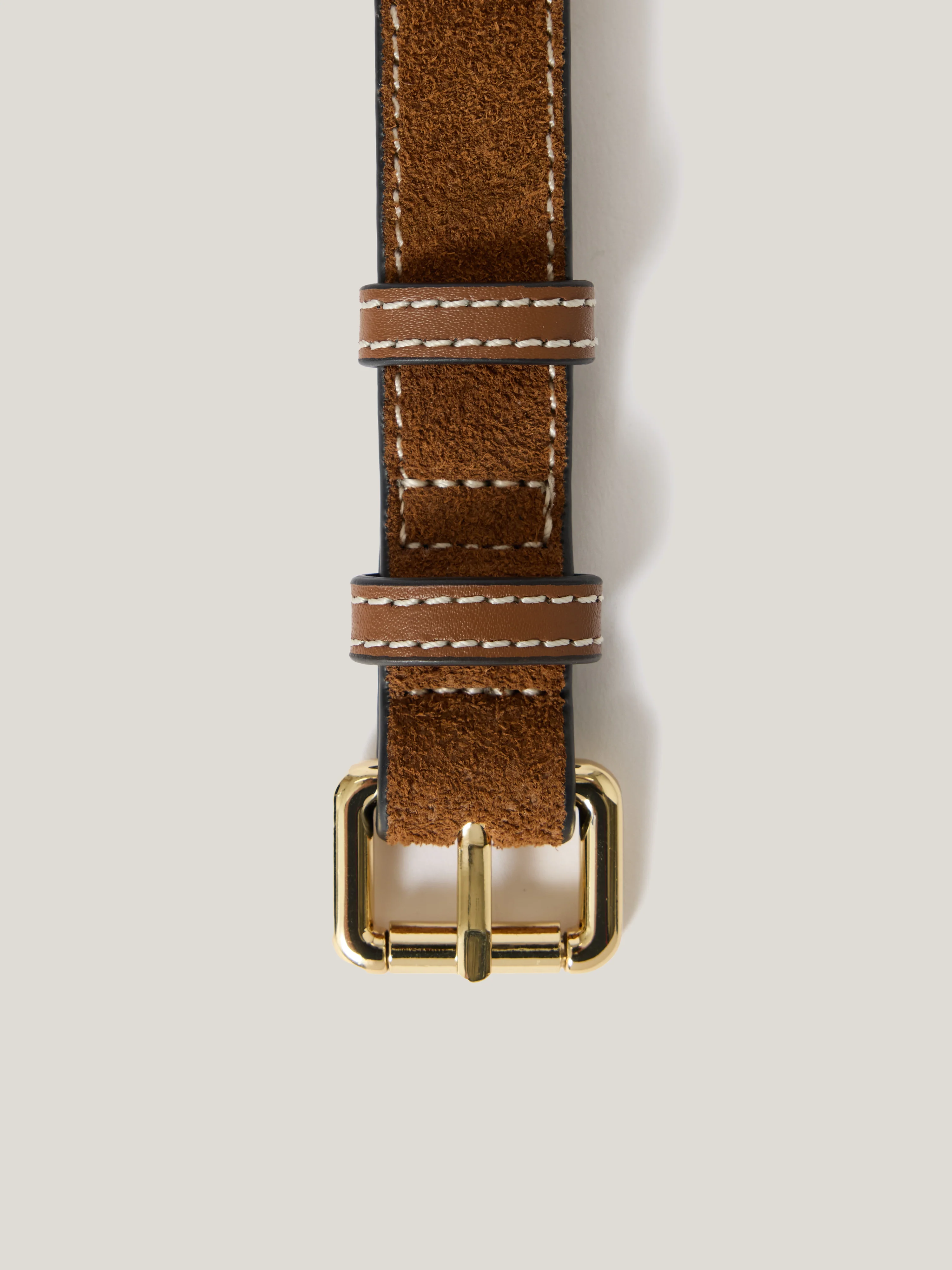 Suede Skinny Belt Suede Skinny Belt | Tan - Image 3