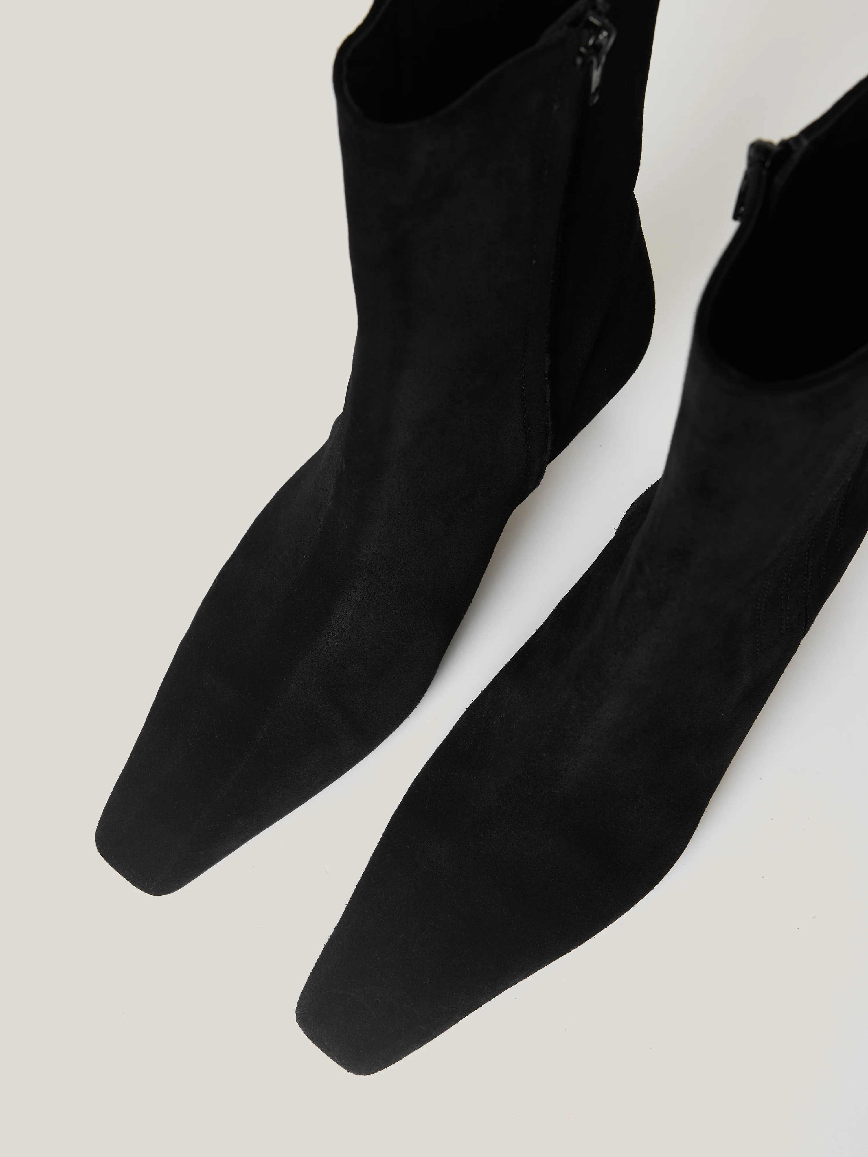 Suede Valerie Ankle Boot | Black - Image 3