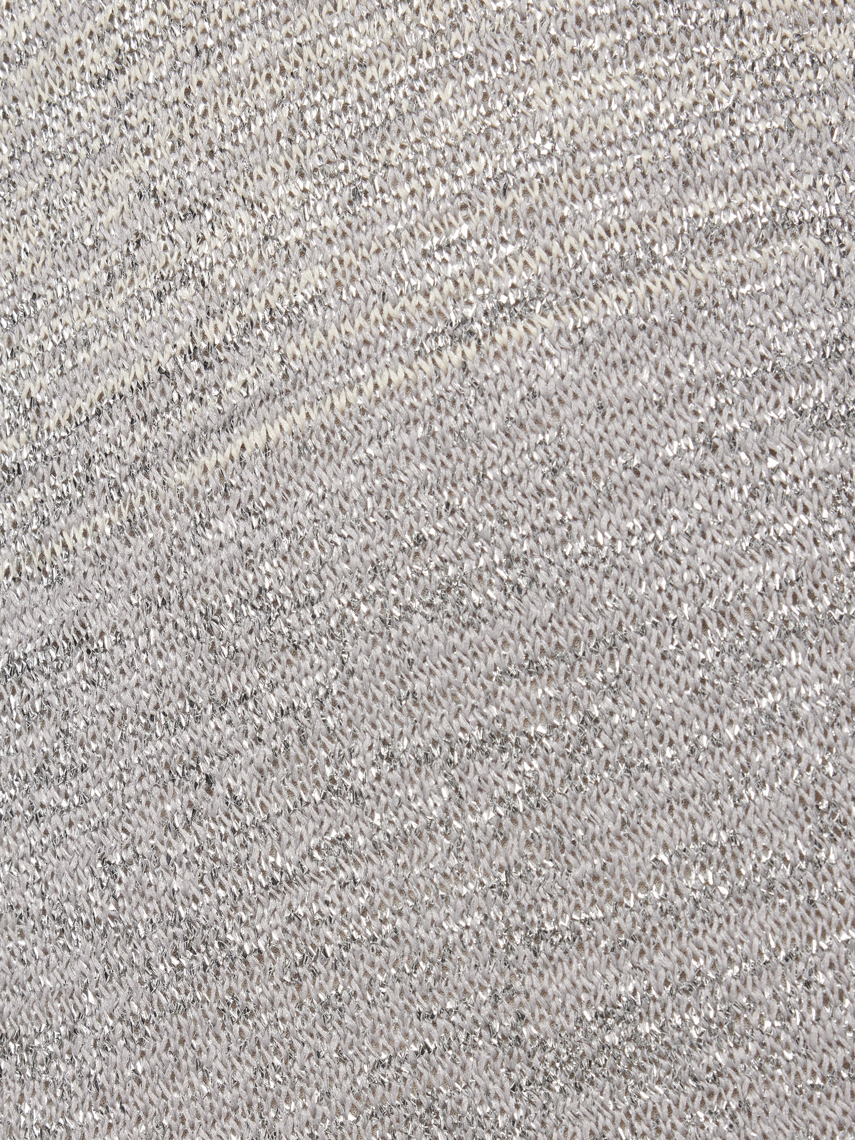 Summer Sparkle Knitted Dress | Silver - Image 9