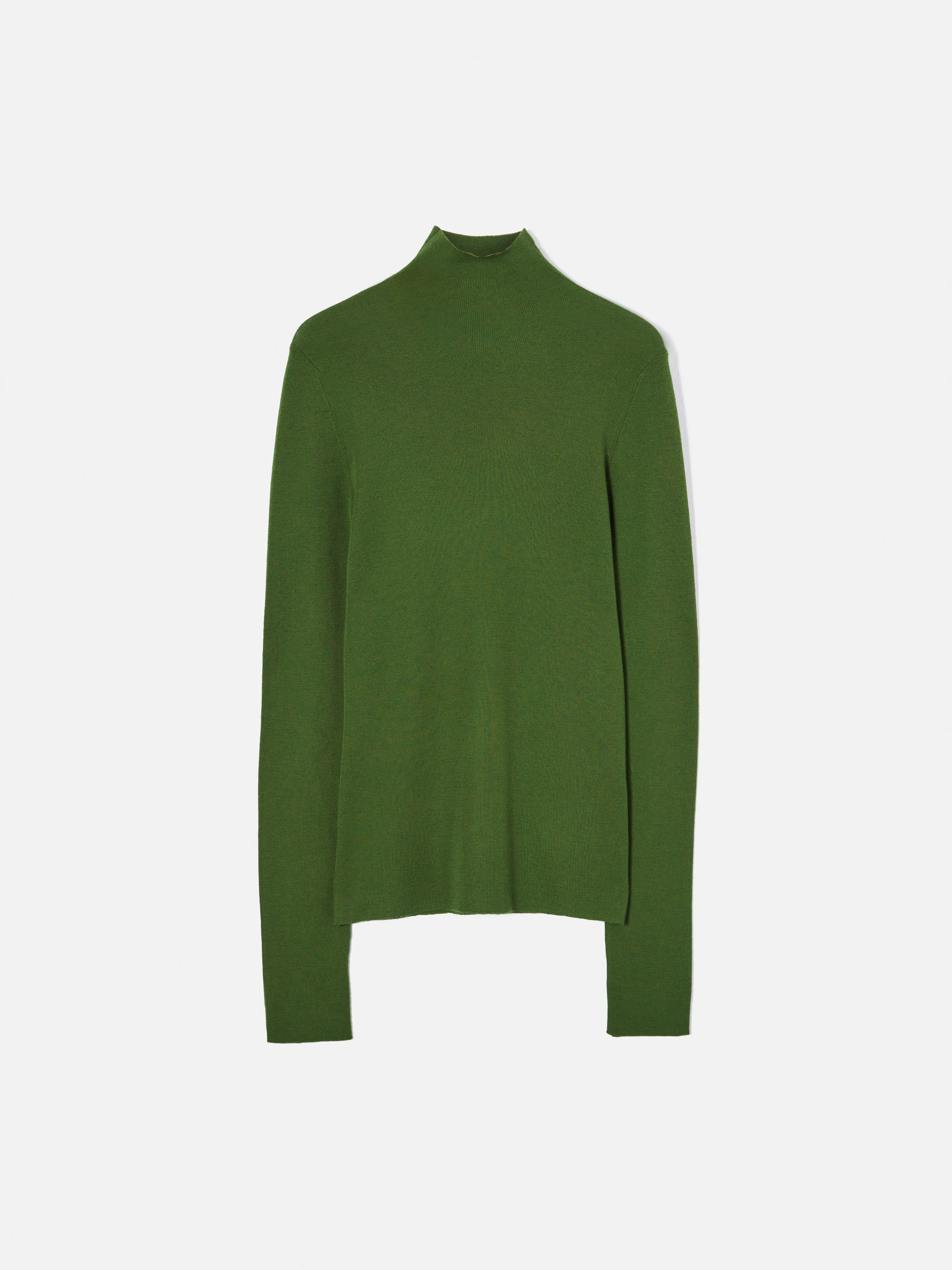 Superfine Merino Jumper | Green - Image 8