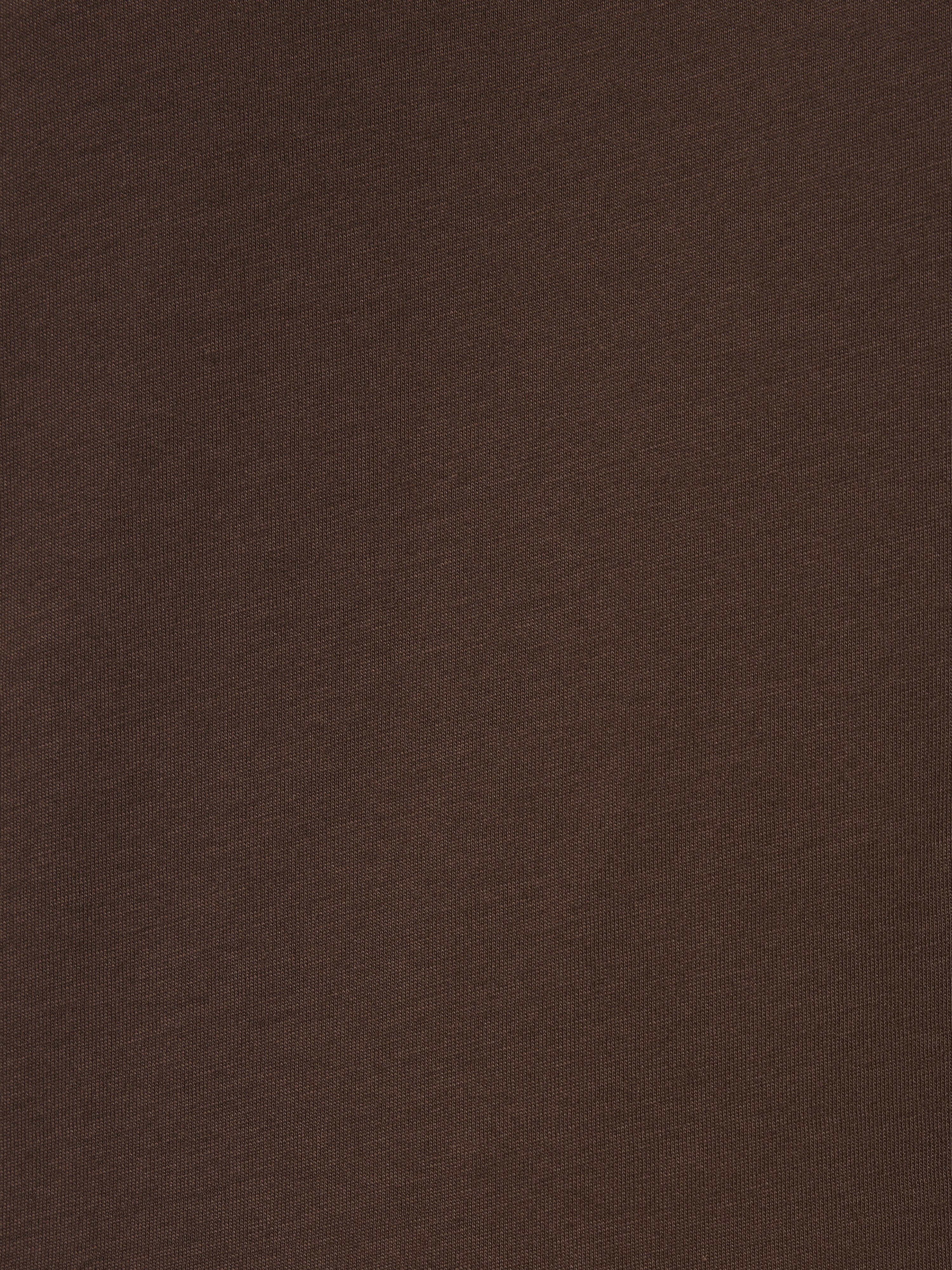 Supima Cotton Crew Neck Tee | Brown - Image 6