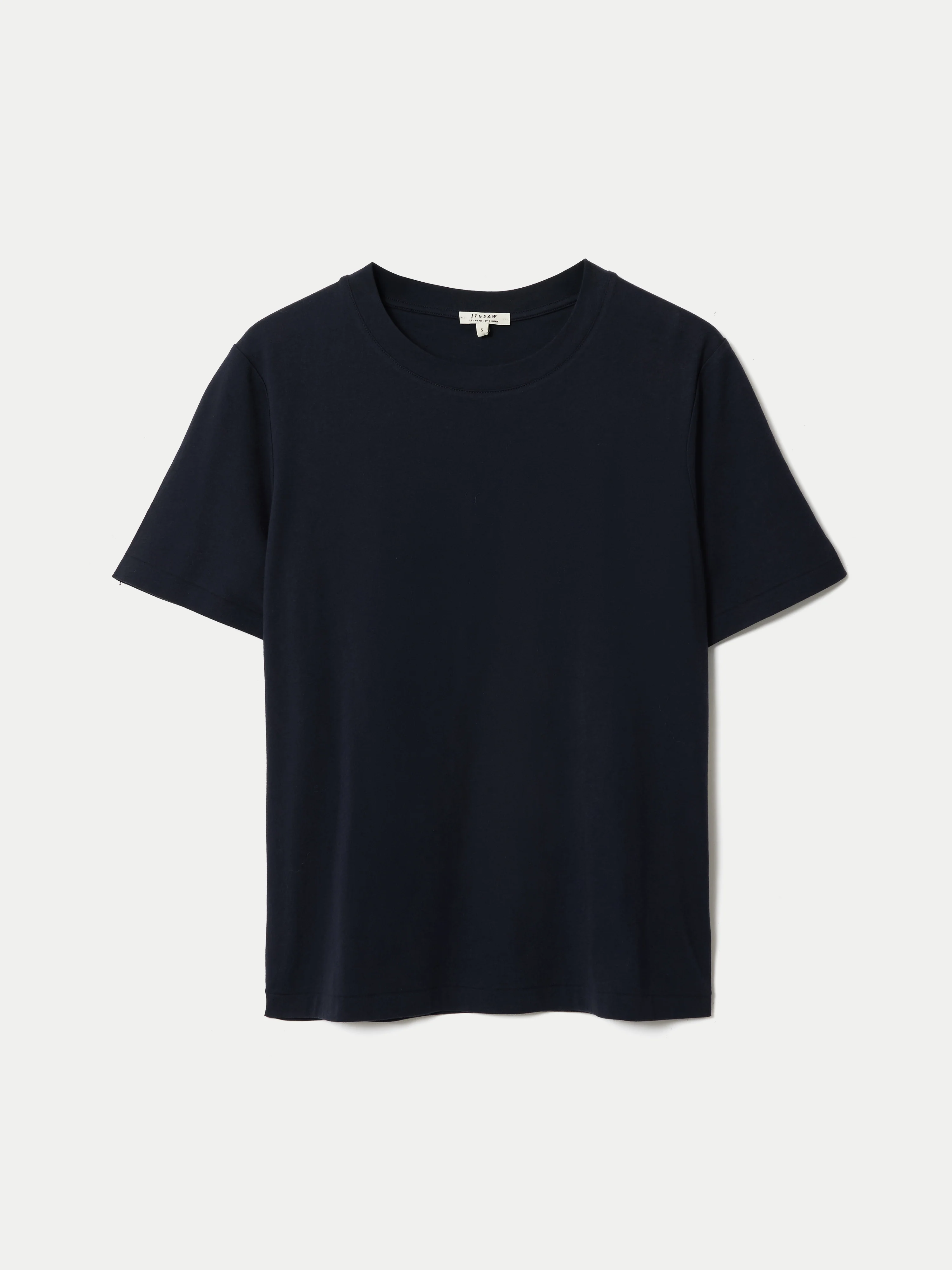 Supima Cotton Crew Neck T-shirt | Navy - Image 5
