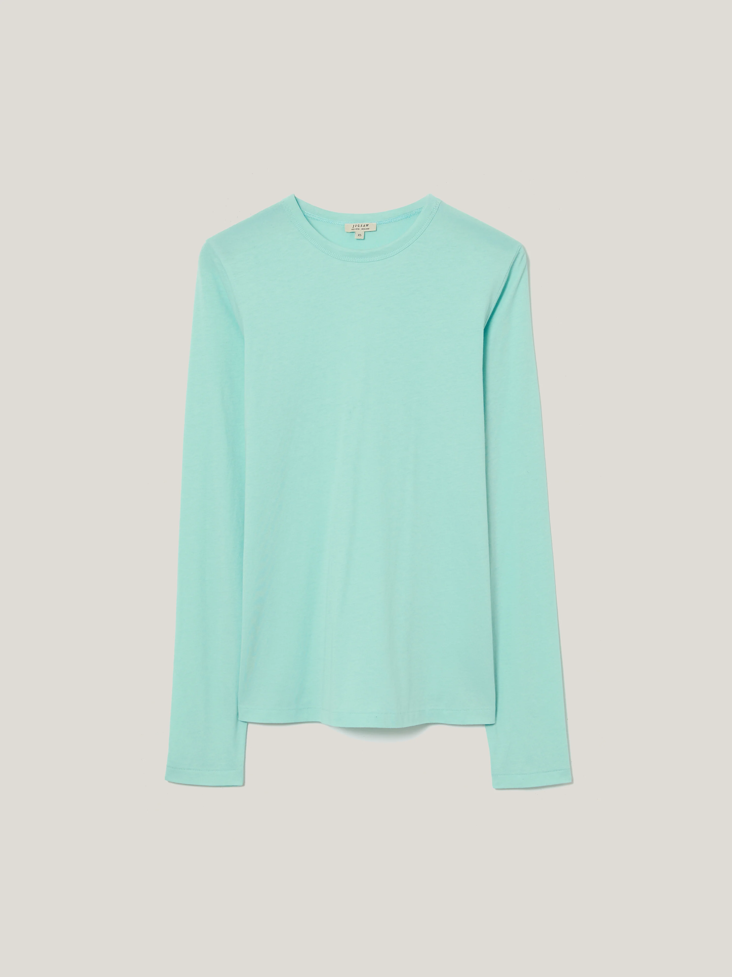 Supima Cotton Long Sleeve Tee | Green - Image 5