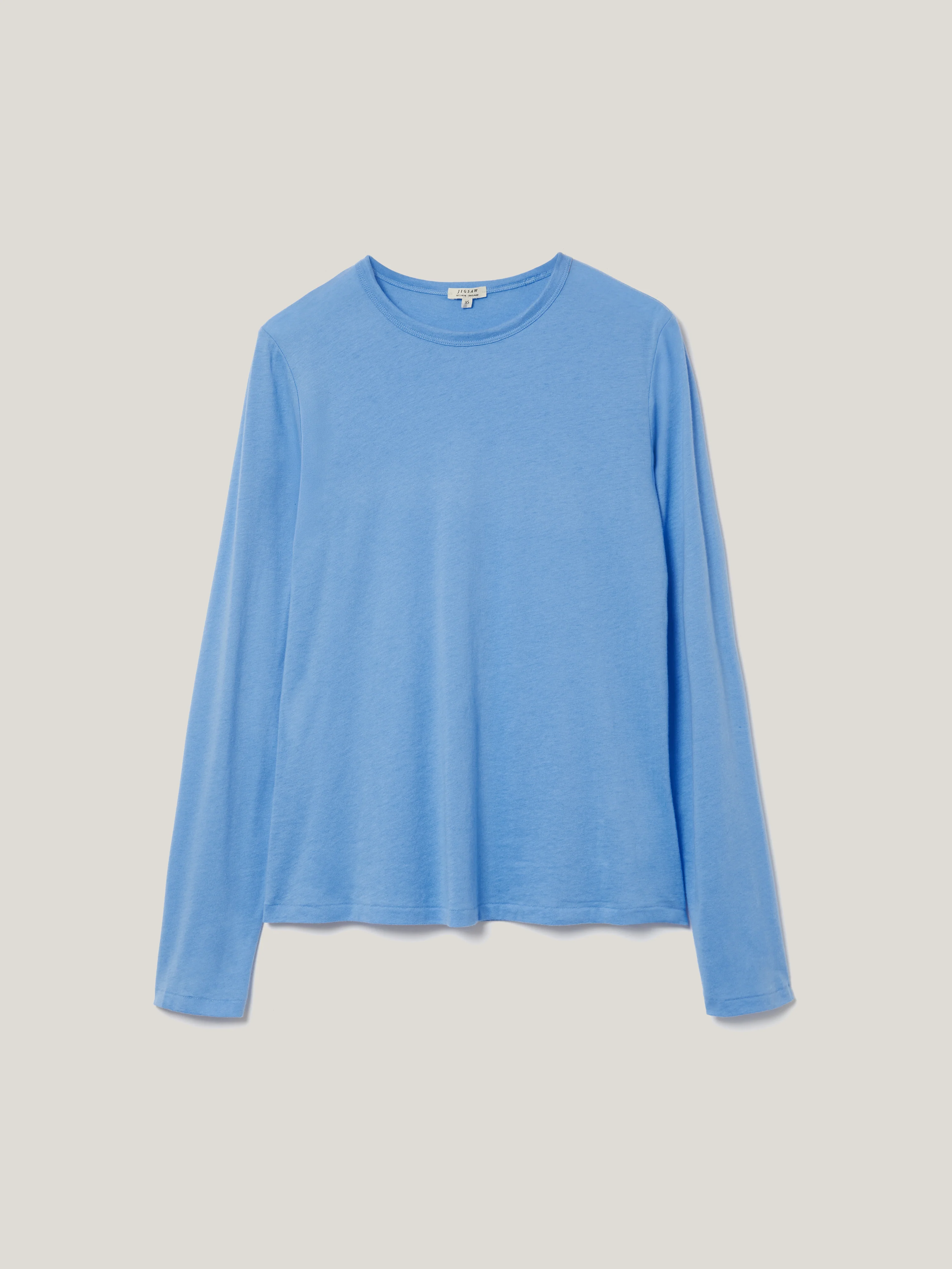 Supima Cotton Long Sleeve Tee | Intense Sky - Image 6