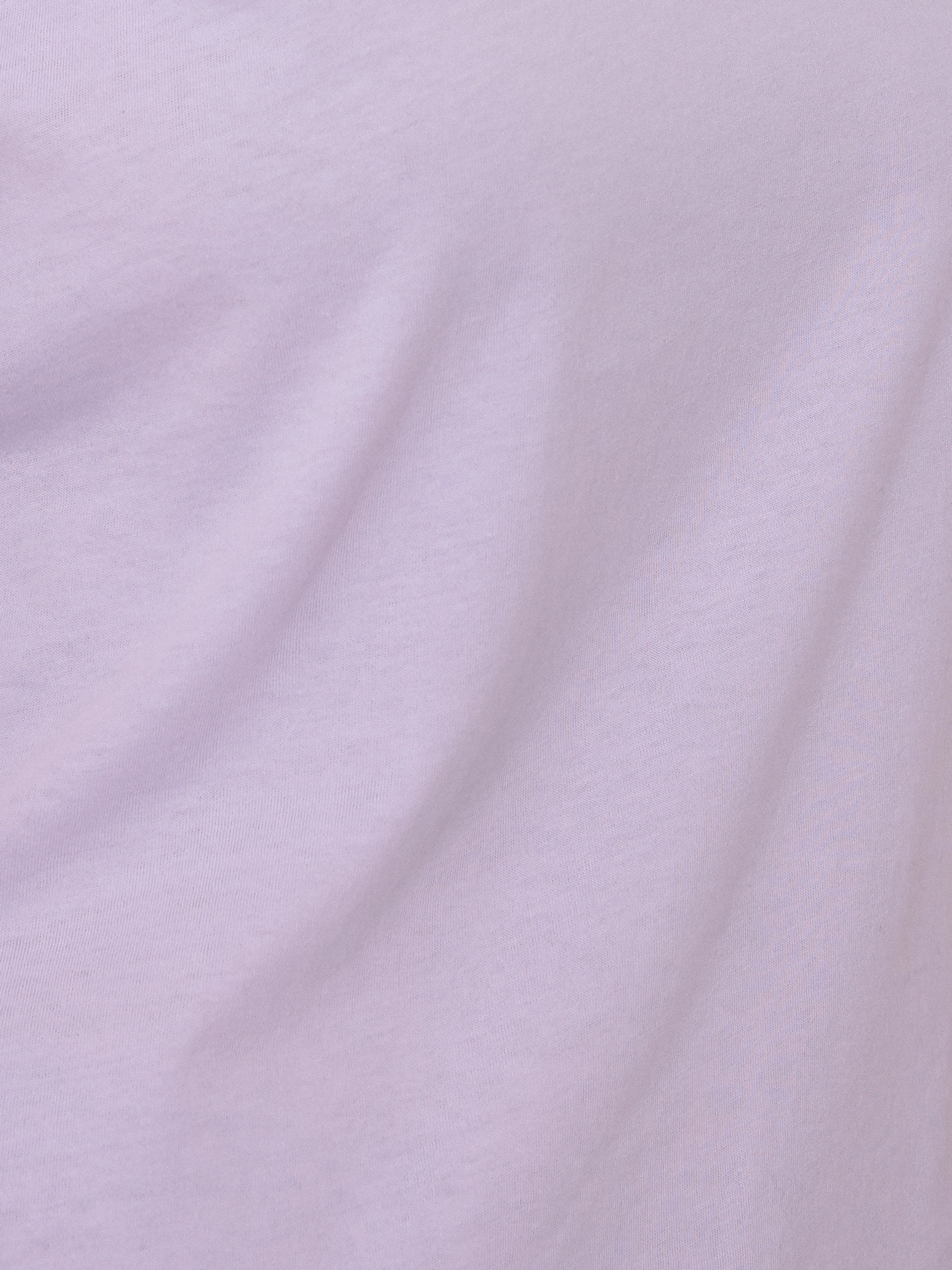 Supima Cotton Scoop Neck T-shirt | Lilac Ice - Image 5