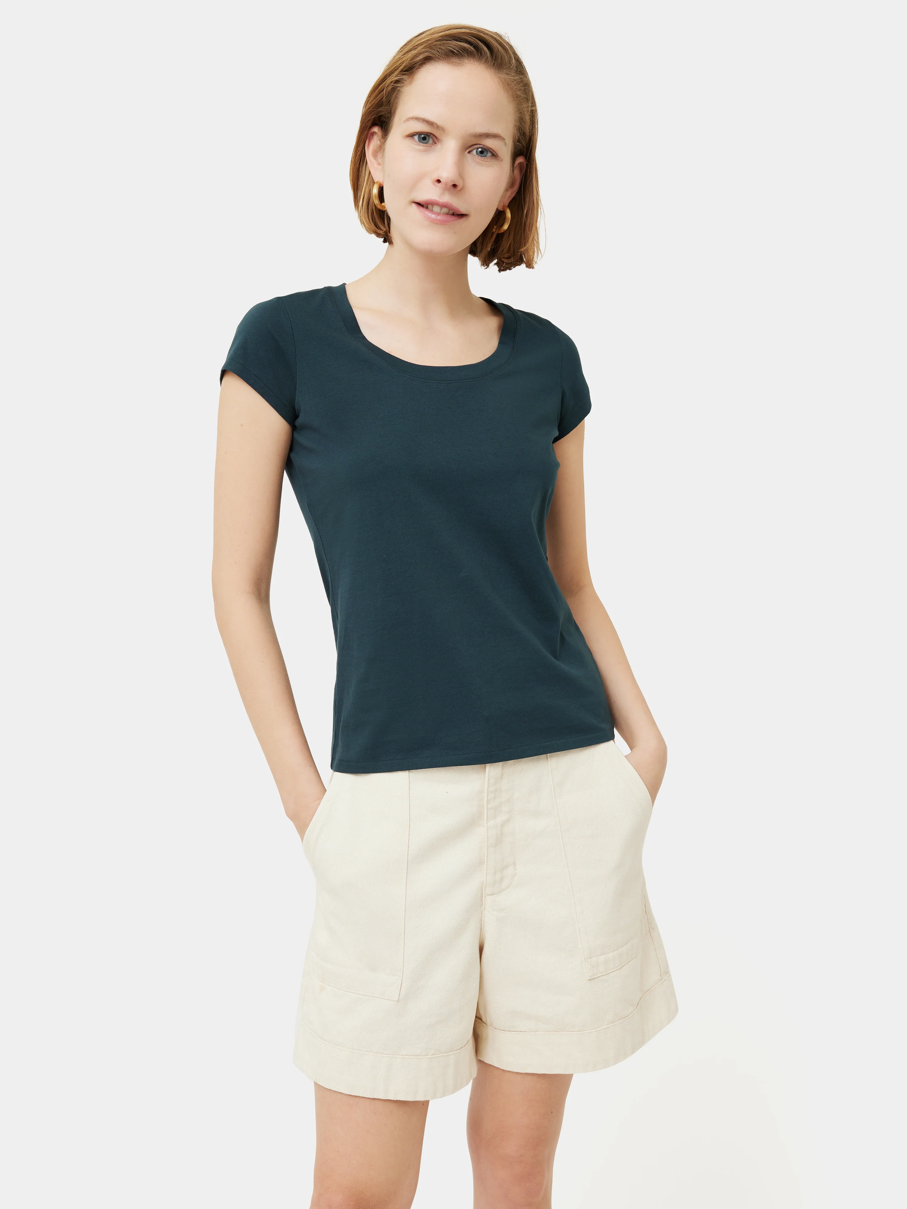 Supima Cotton Short Sleeve Tee | Eucalyptus - Image 4