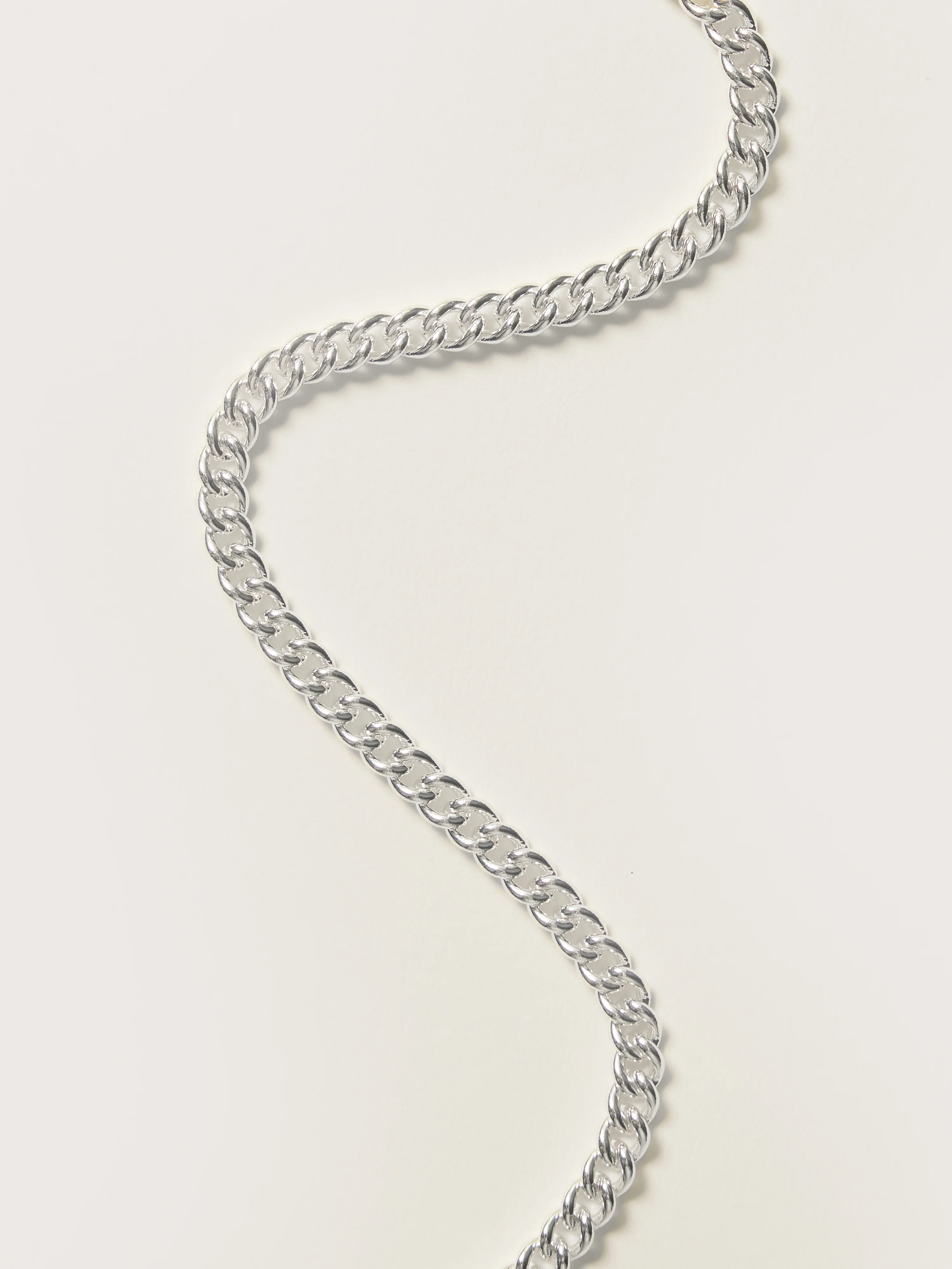 T-bar Chain Necklace | SILVER - Image 3