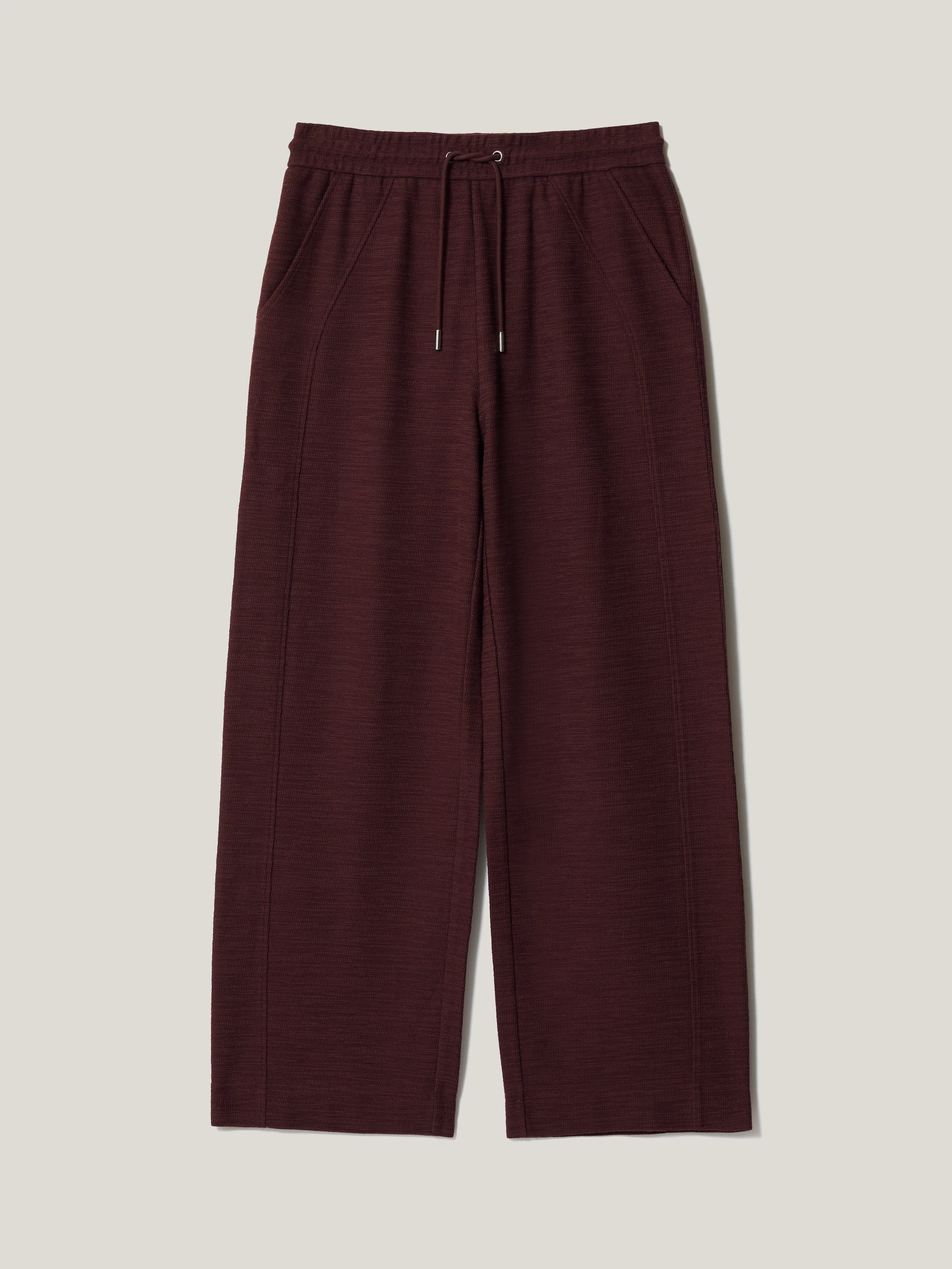 Textured Cotton Slub Sweatpant | Purple - Image 6