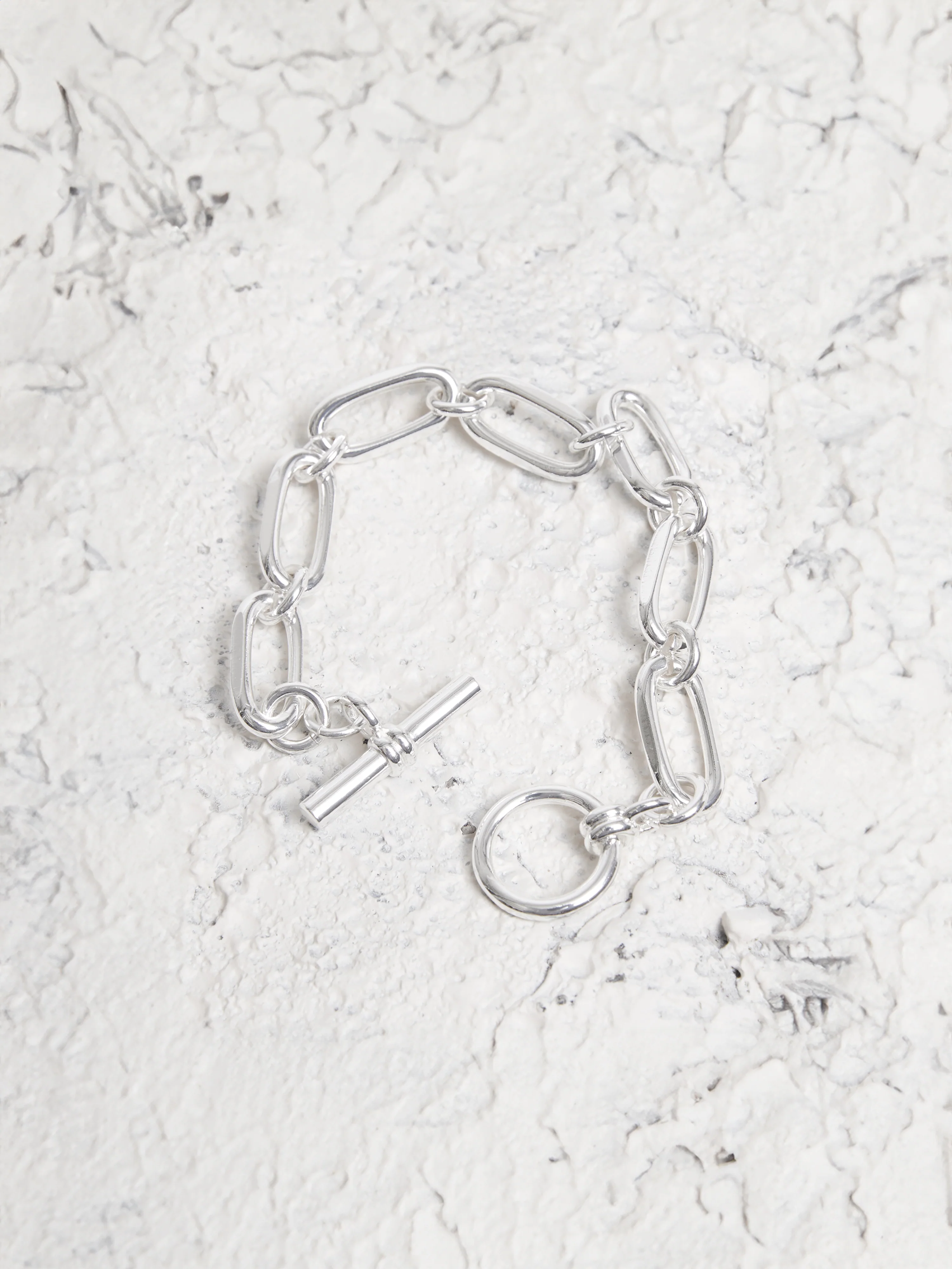 Trombone Link Bracelet | Silver - Image 3