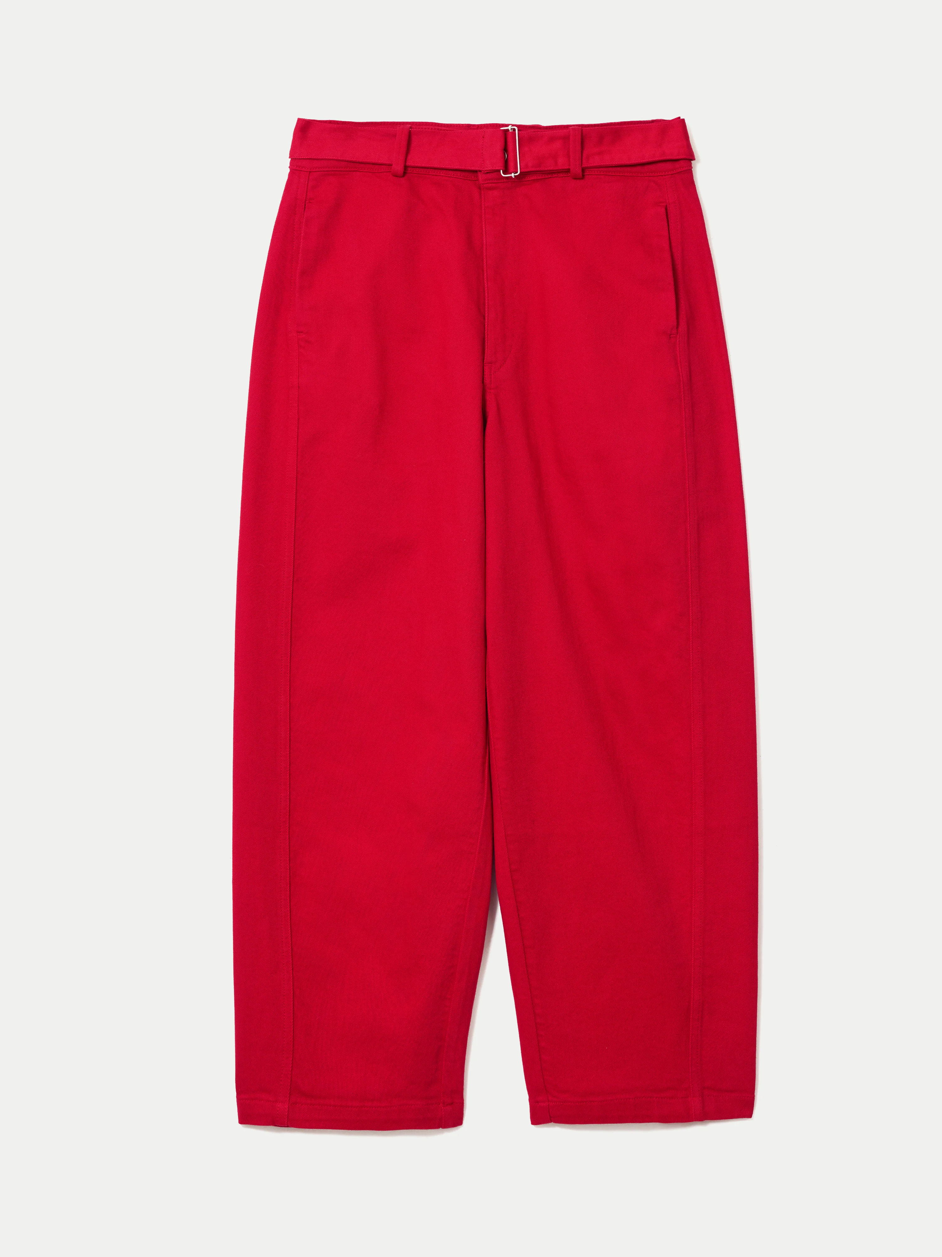 Turner Belted Barrel Leg Jean | Red - Image 8