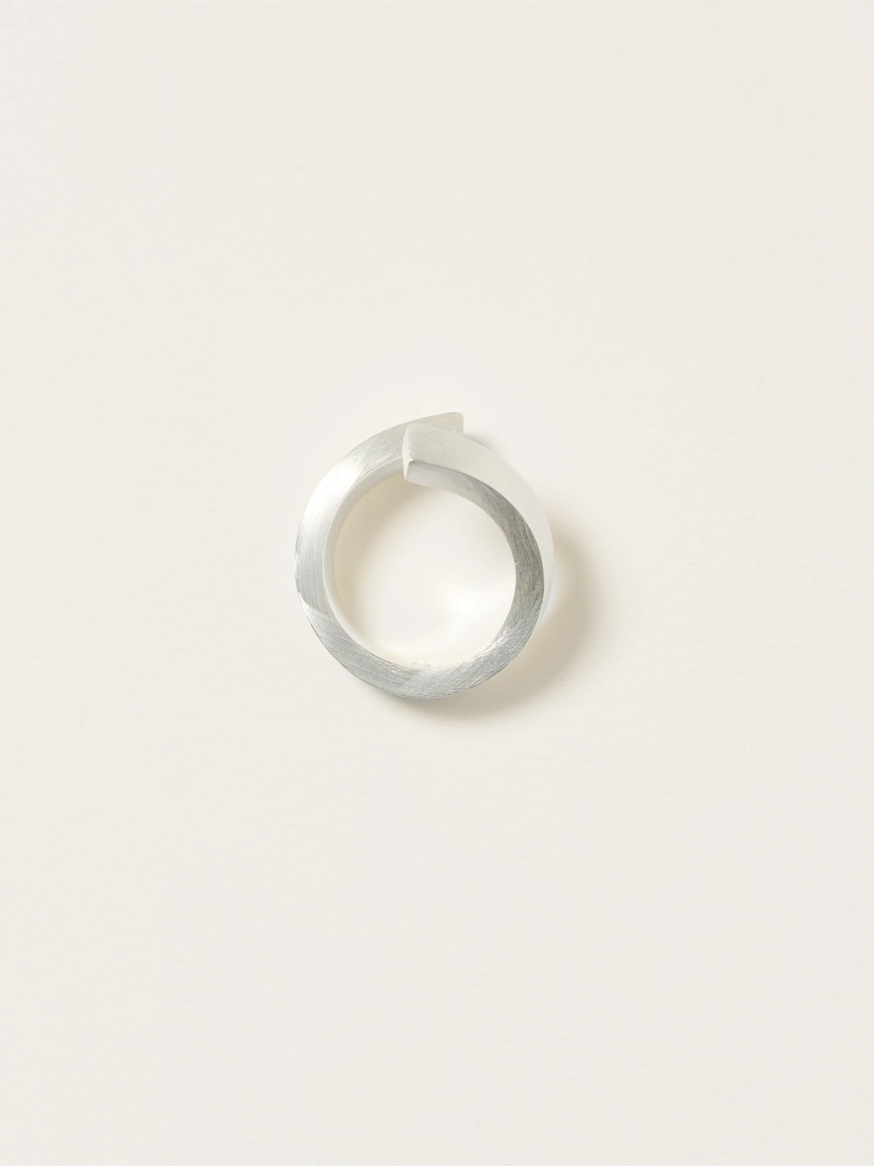Twisted Block Ring | Silver - Image 5