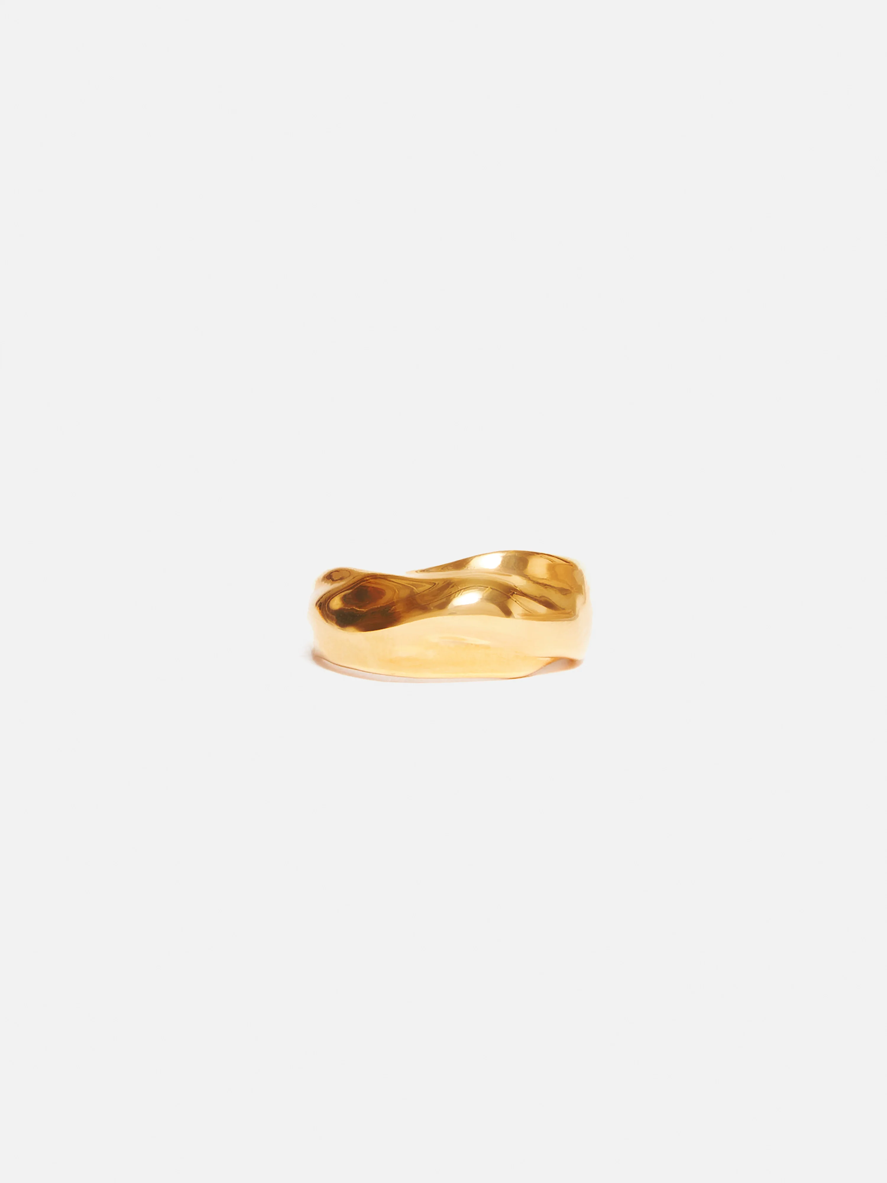 Twisted Metal Ring | Gold - Image 4