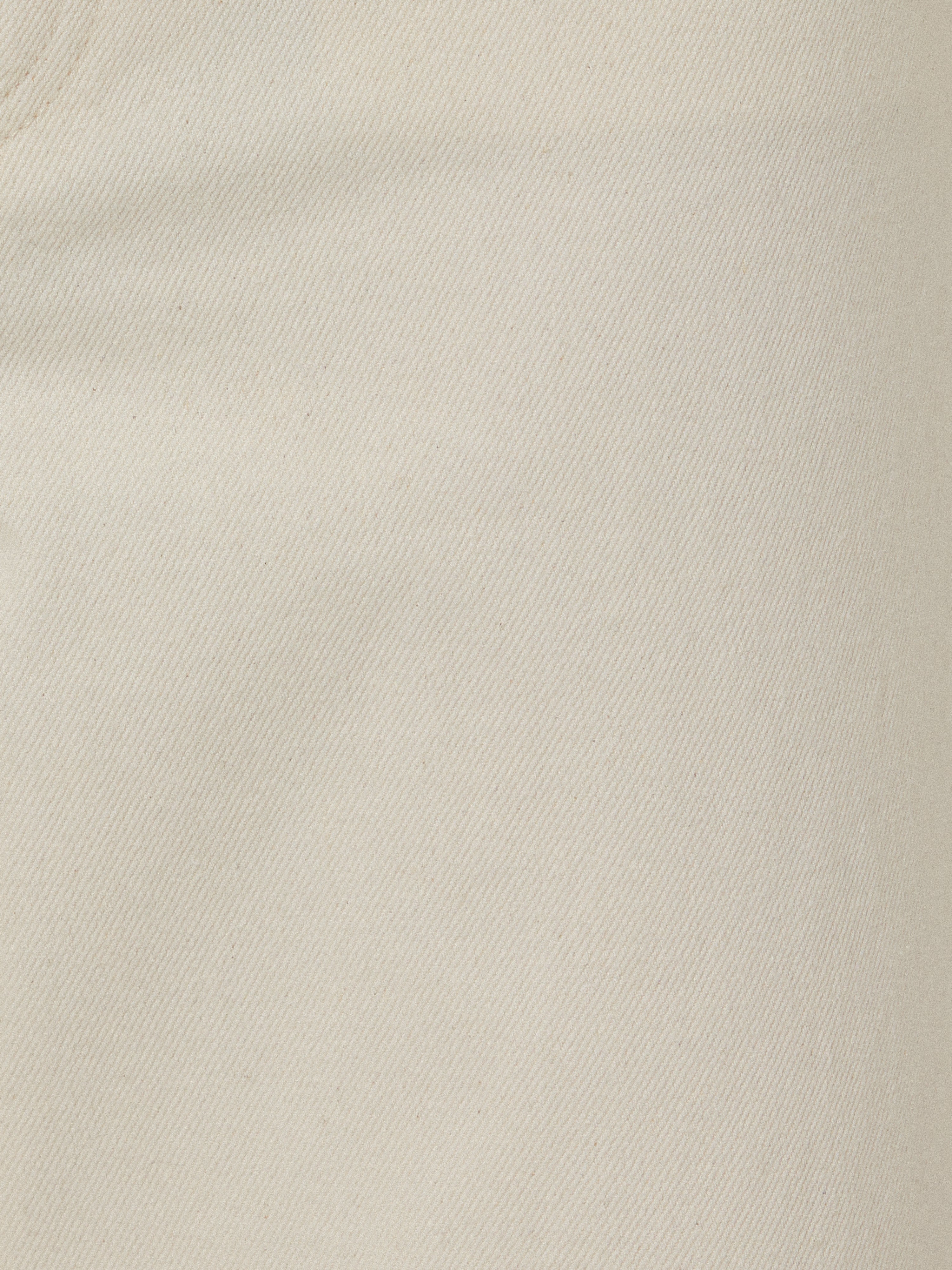 Tyne Wide Leg Cropped Jean | Ecru - Image 8