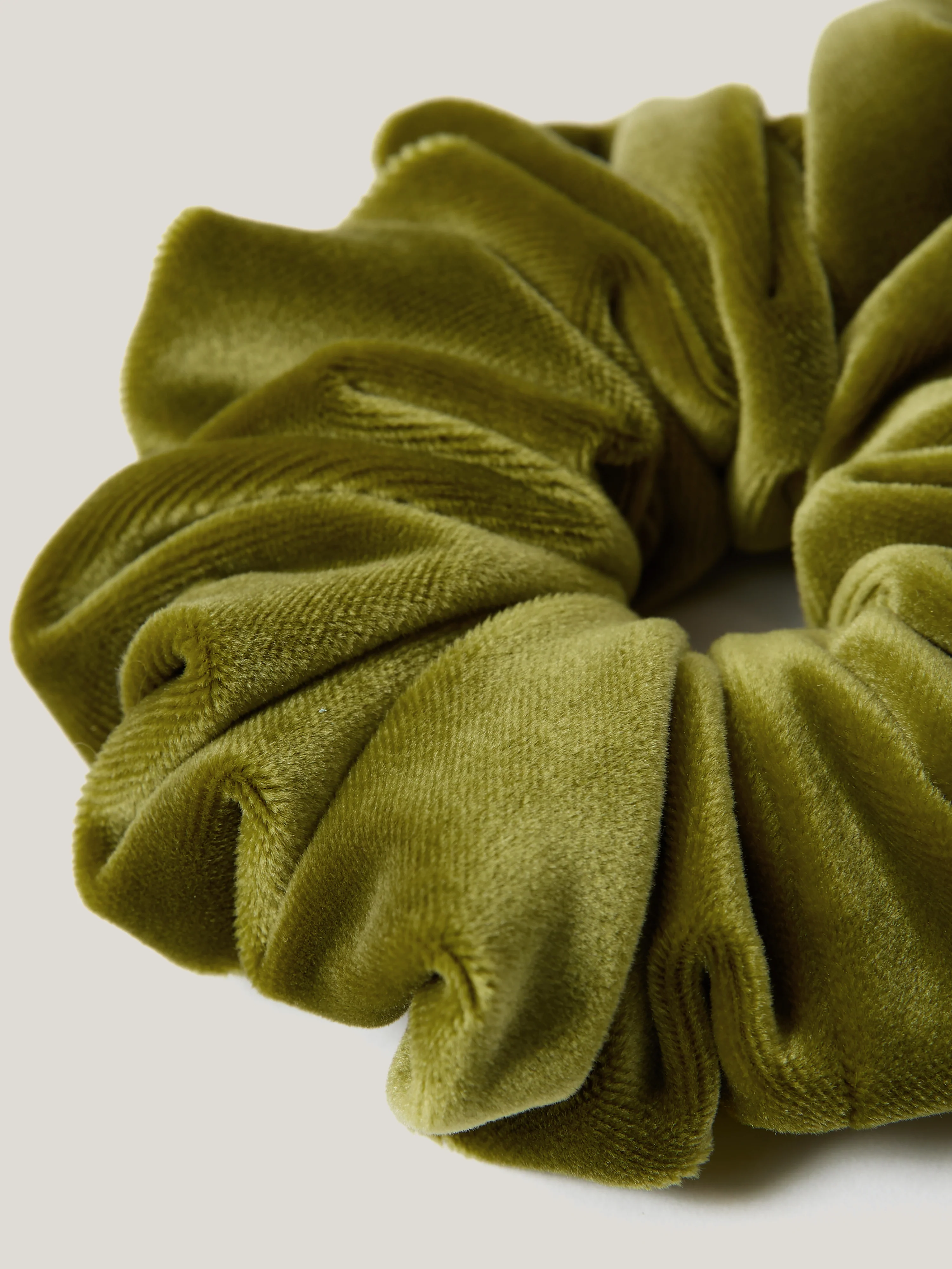 Velvet Scrunchie | Light Green - Image 2