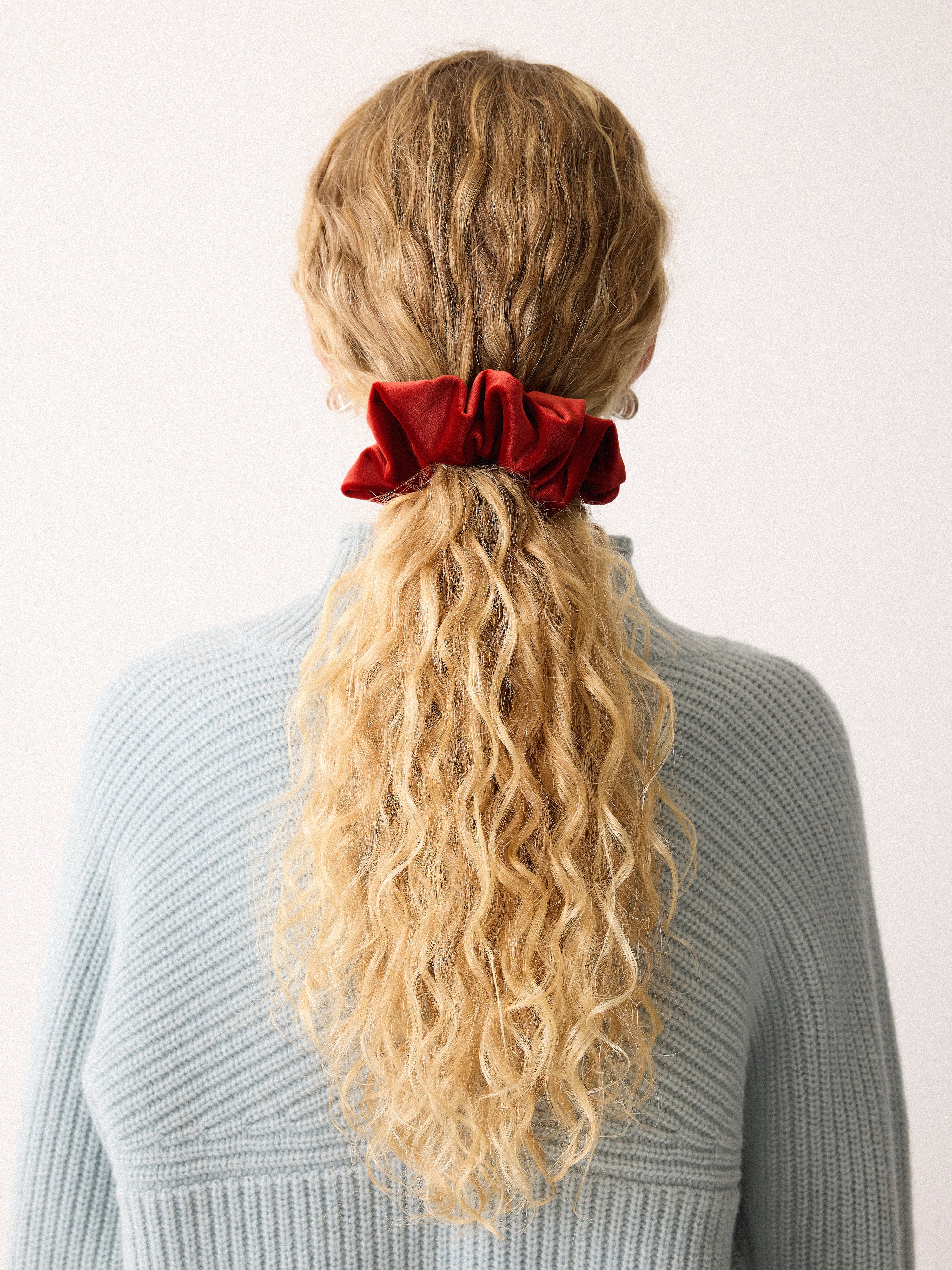 Velvet Scrunchie | Orange