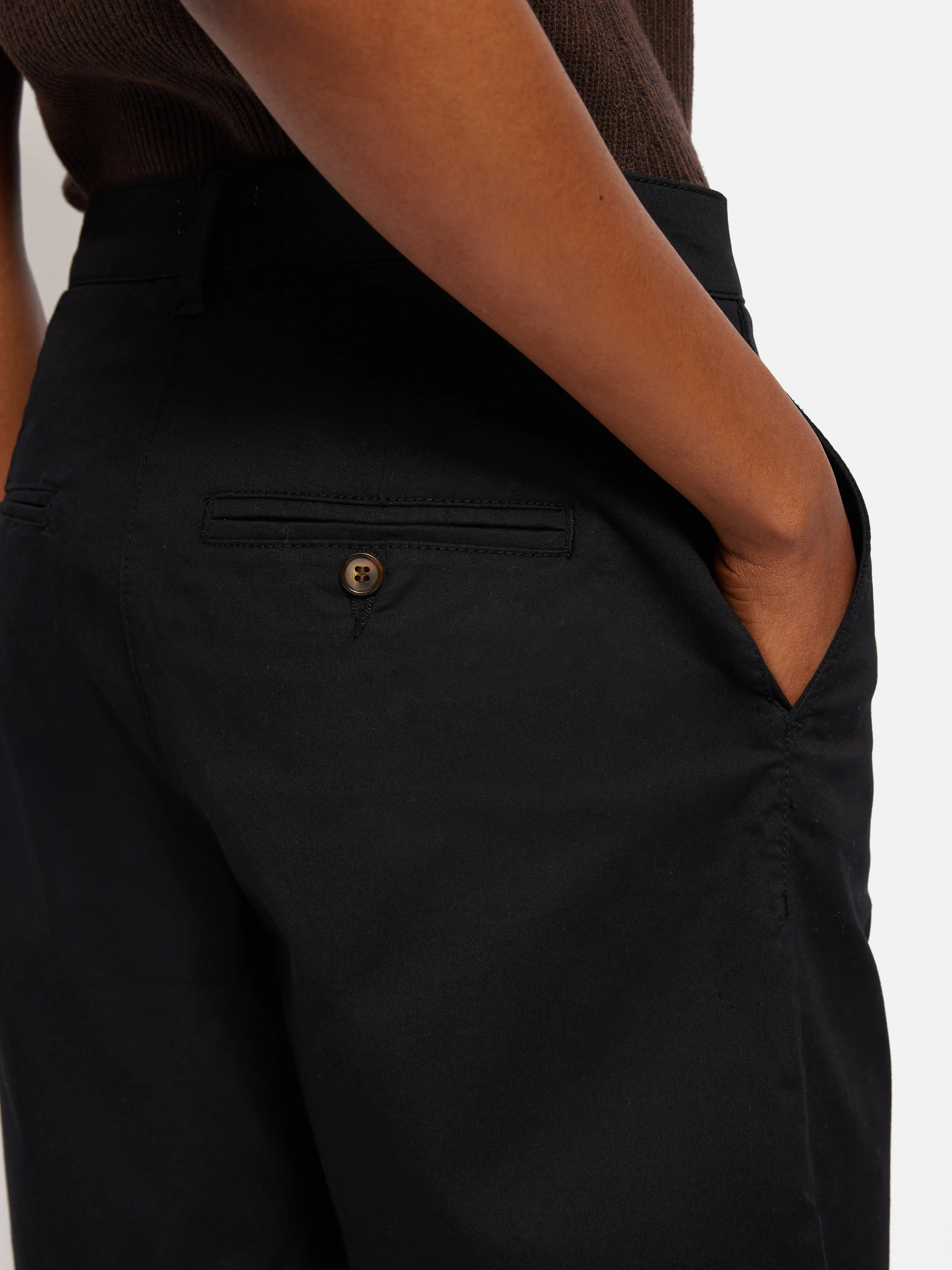 Washed Chino Short | Black - Image 2