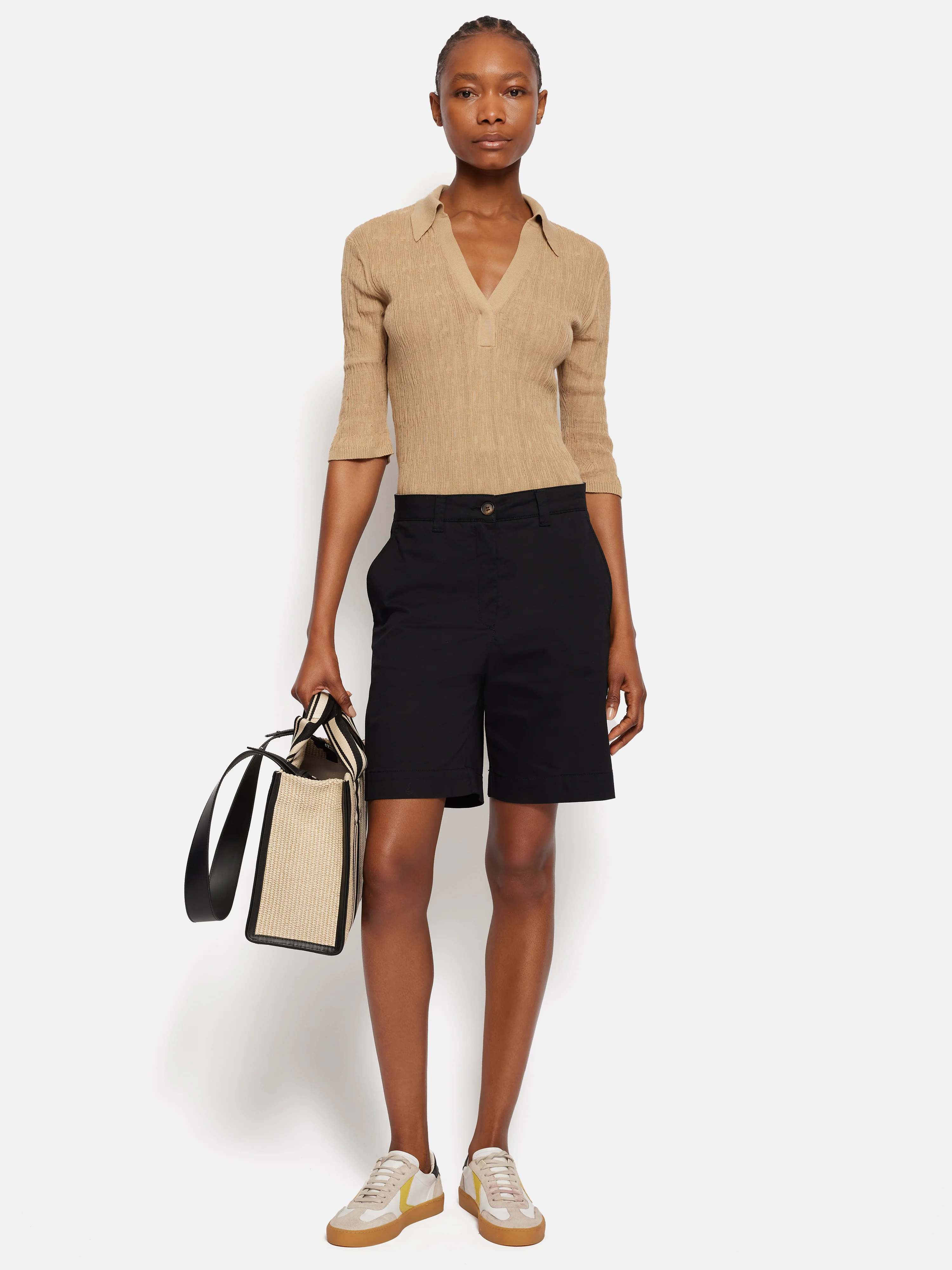 Washed Chino Short | Black - Image 6