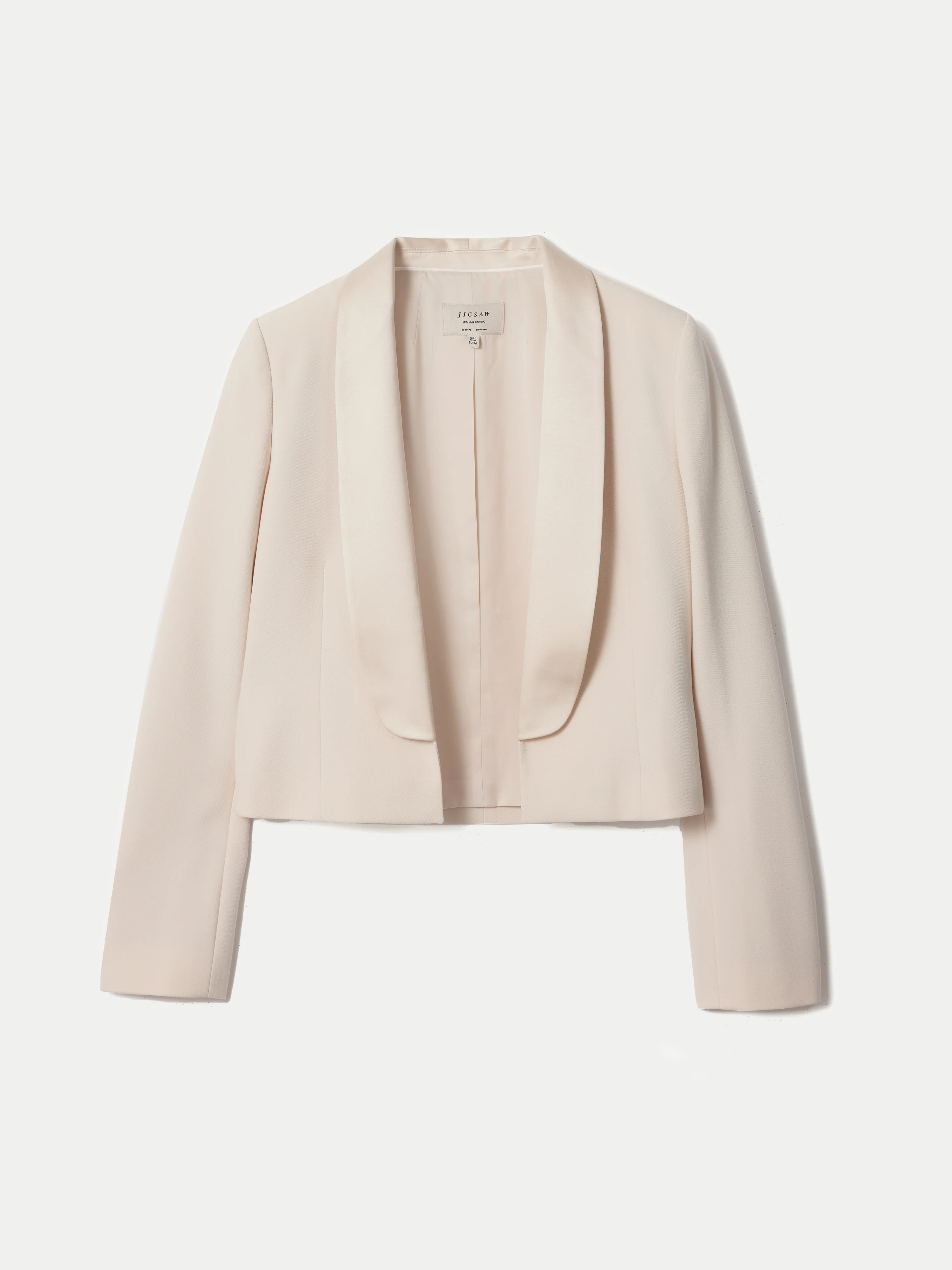 Shawl Lapel Tuxedo Jacket | White - Image 5
