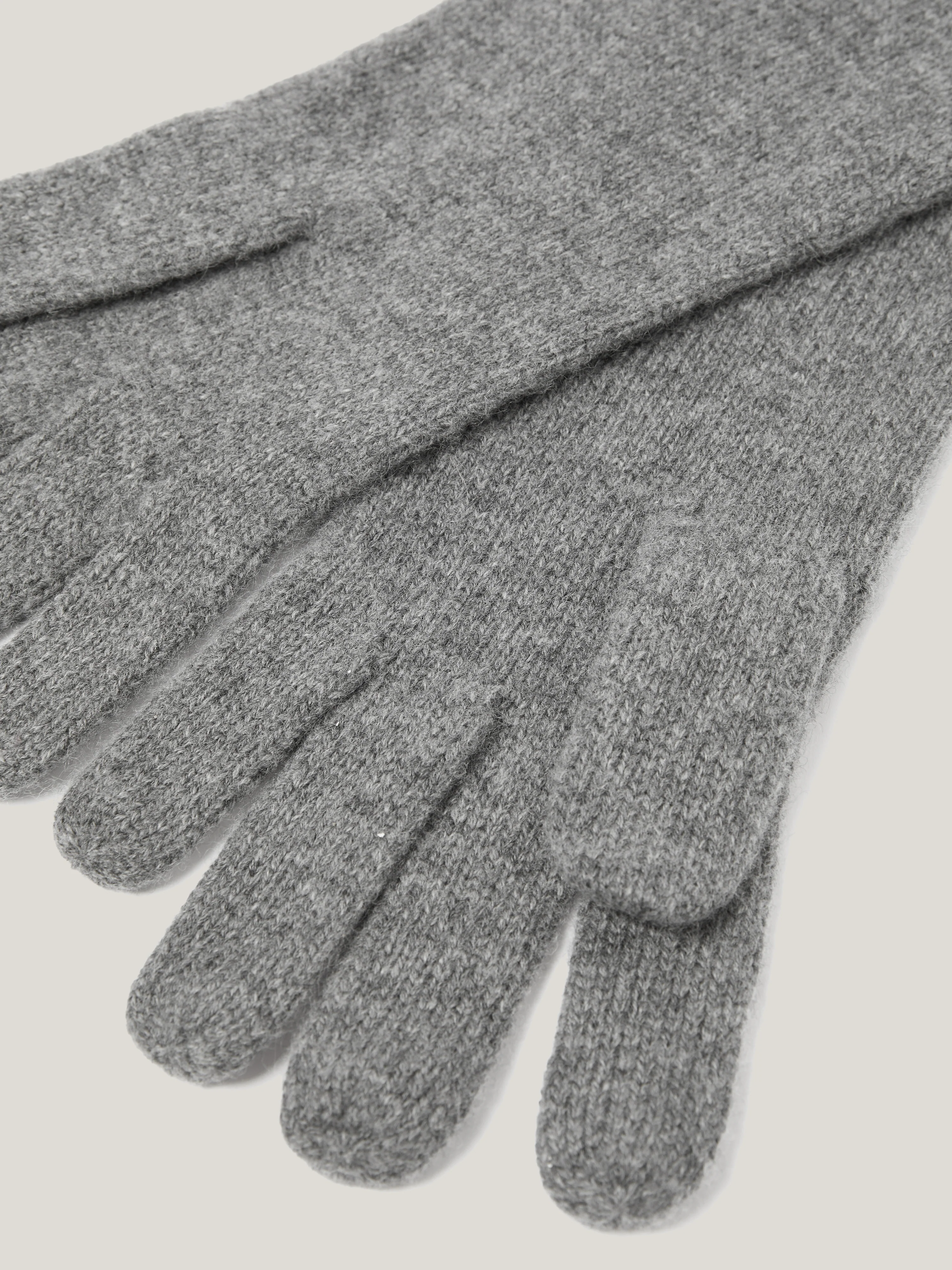 Wool Cashmere Long Gloves | Grey - Image 3