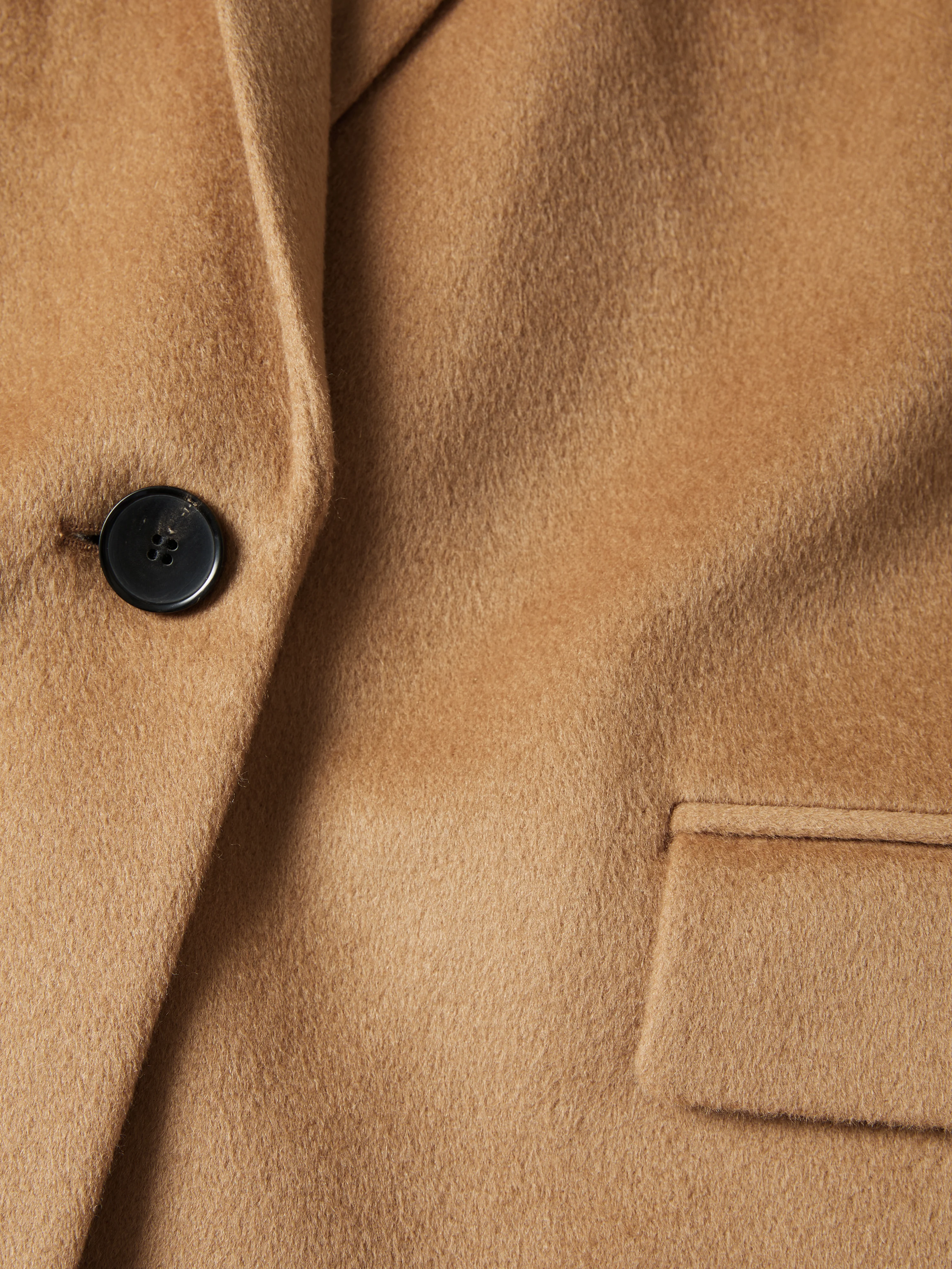 Wool Langford Tailored Coat | Camel - Image 10