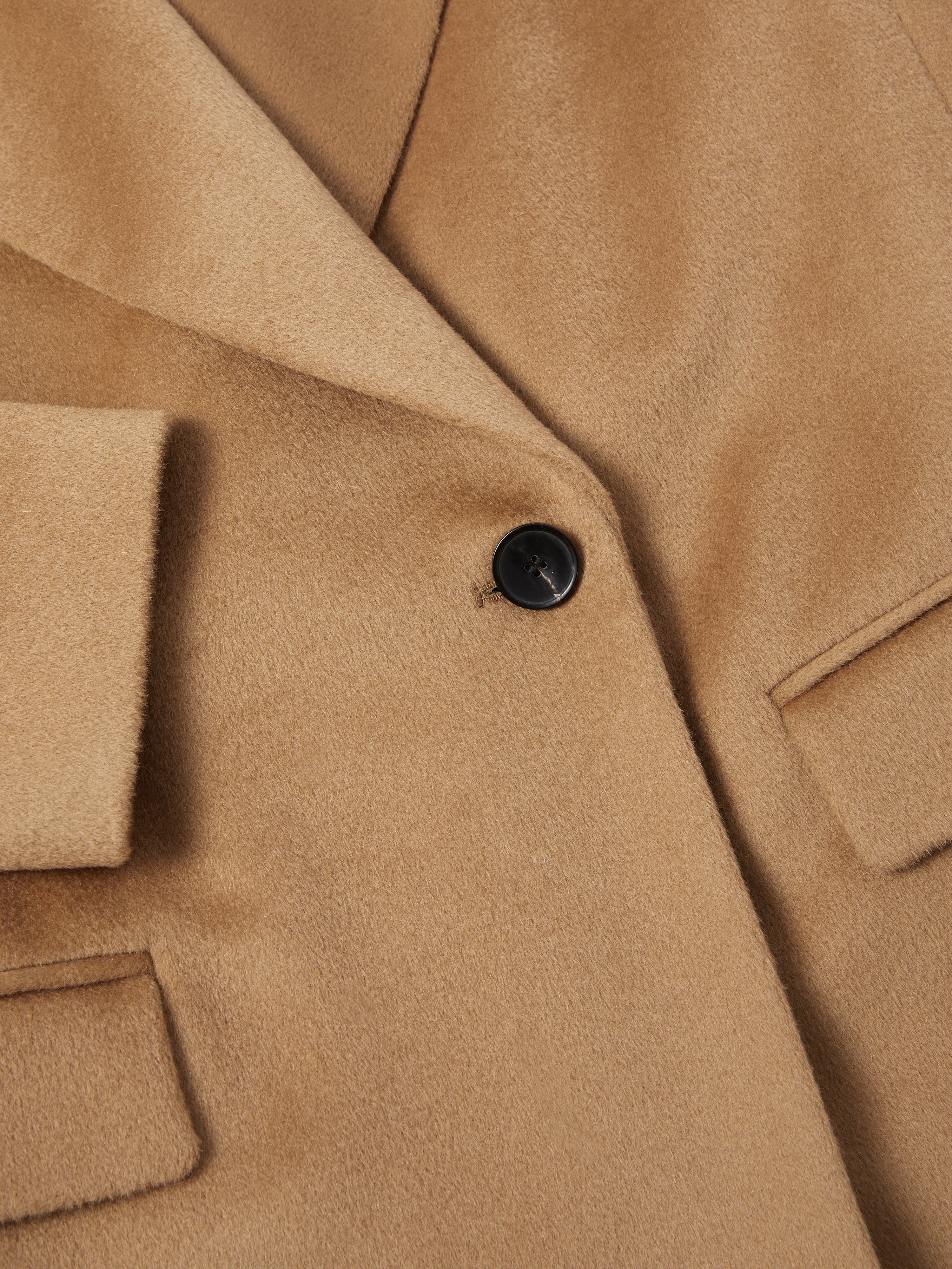 Wool Maxi City Coat | Camel - Image 7