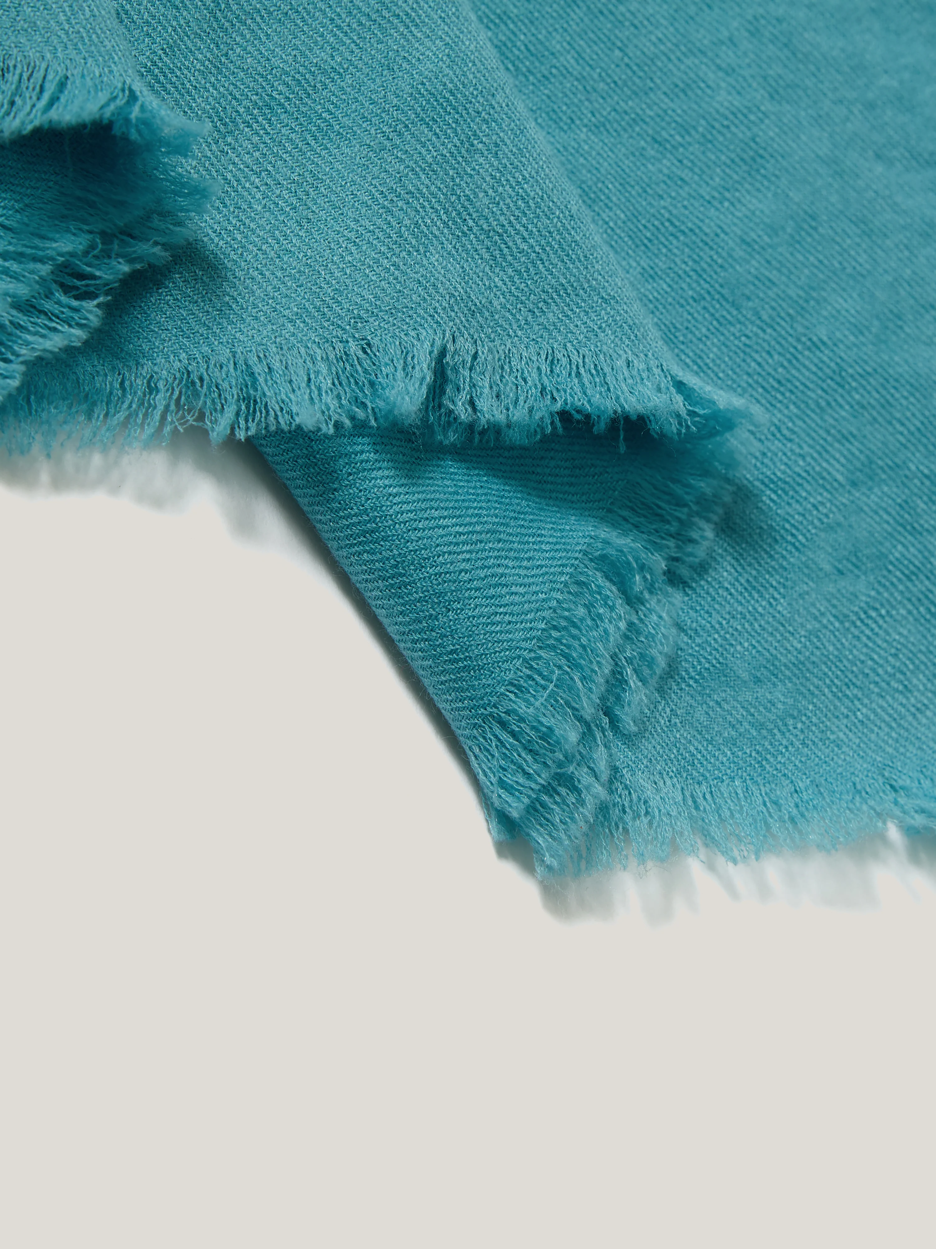 Wool Silk Pashmina | Blue - Image 2